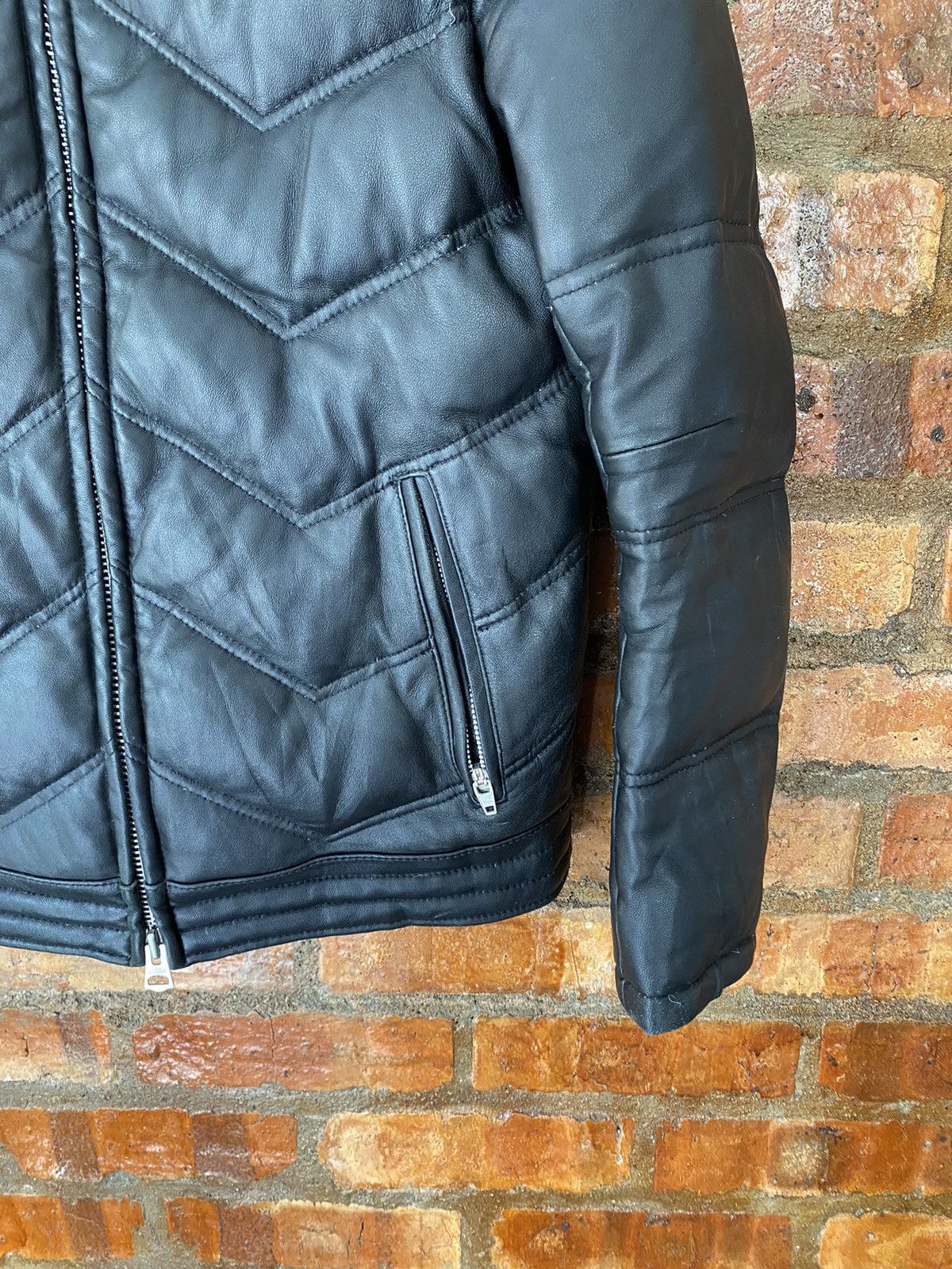 JACKROSE Vtg JACKROSE Japan (W) sheepskin rabbit fur puffer leather Size US M / EU 48-50 / 2 - 5 Thumbnail