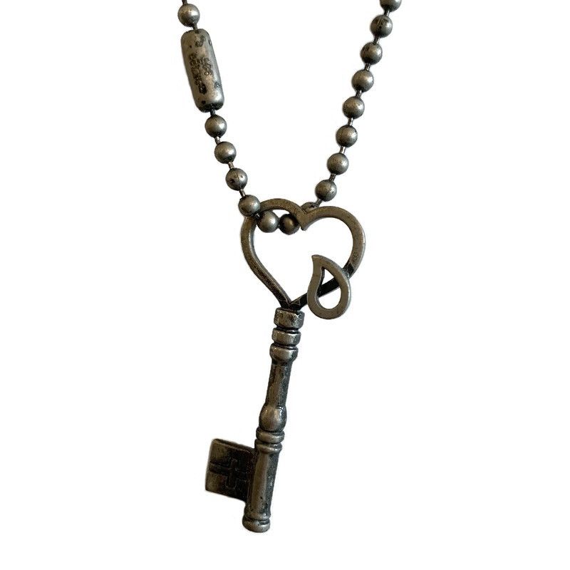 Number (N)ine Number (N)ine 2003SS/AW Crying Heart Key Necklace | Grailed