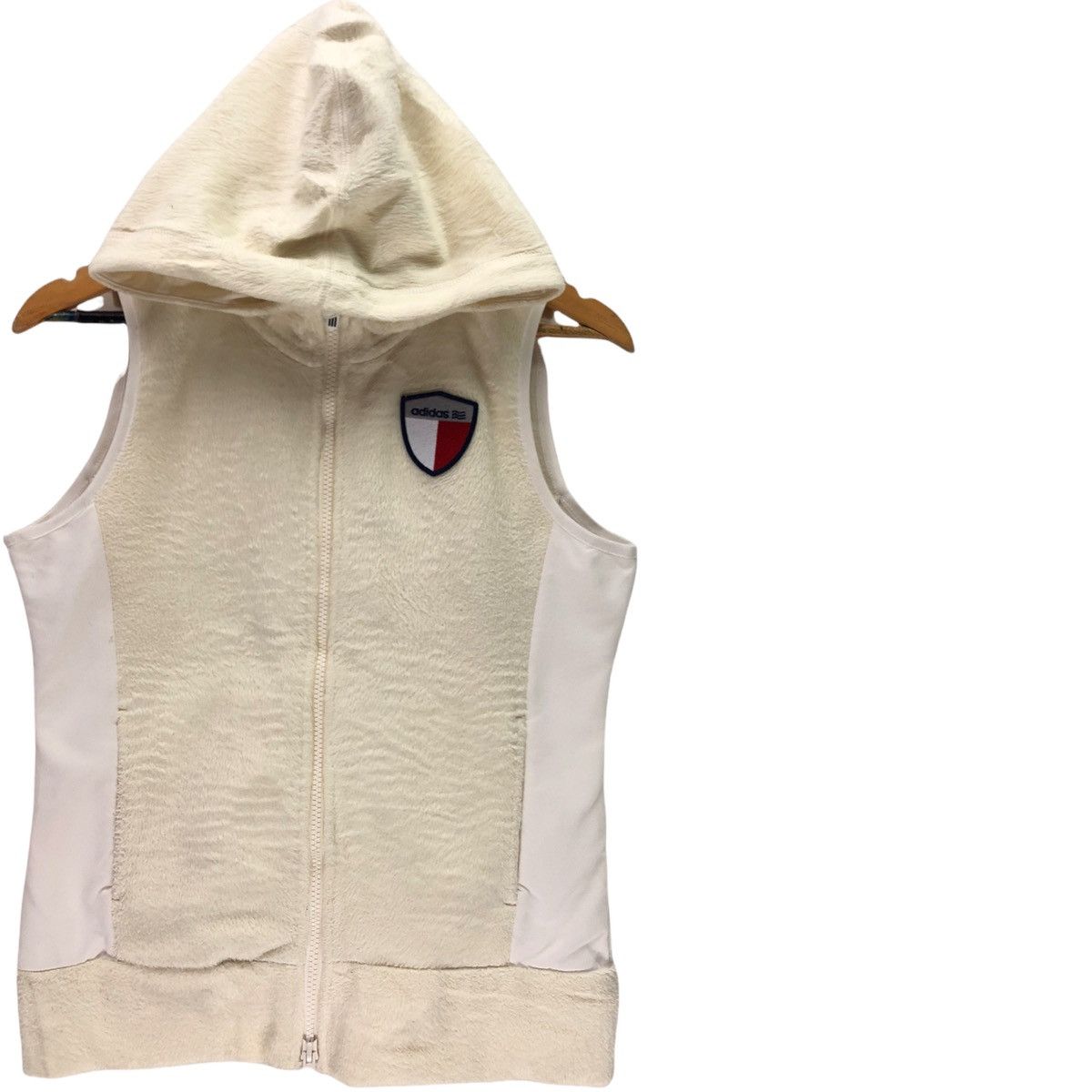 Adidas × Vintage Vintage Adidas Fleece Vest Hoddie Jacket Size M / US 6-8 / IT 42-44 - 4 Thumbnail