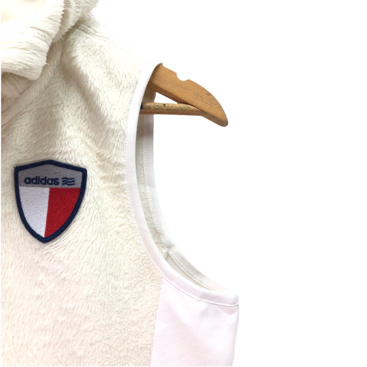 Adidas × Vintage Vintage Adidas Fleece Vest Hoddie Jacket Size M / US 6-8 / IT 42-44 - 5 Thumbnail