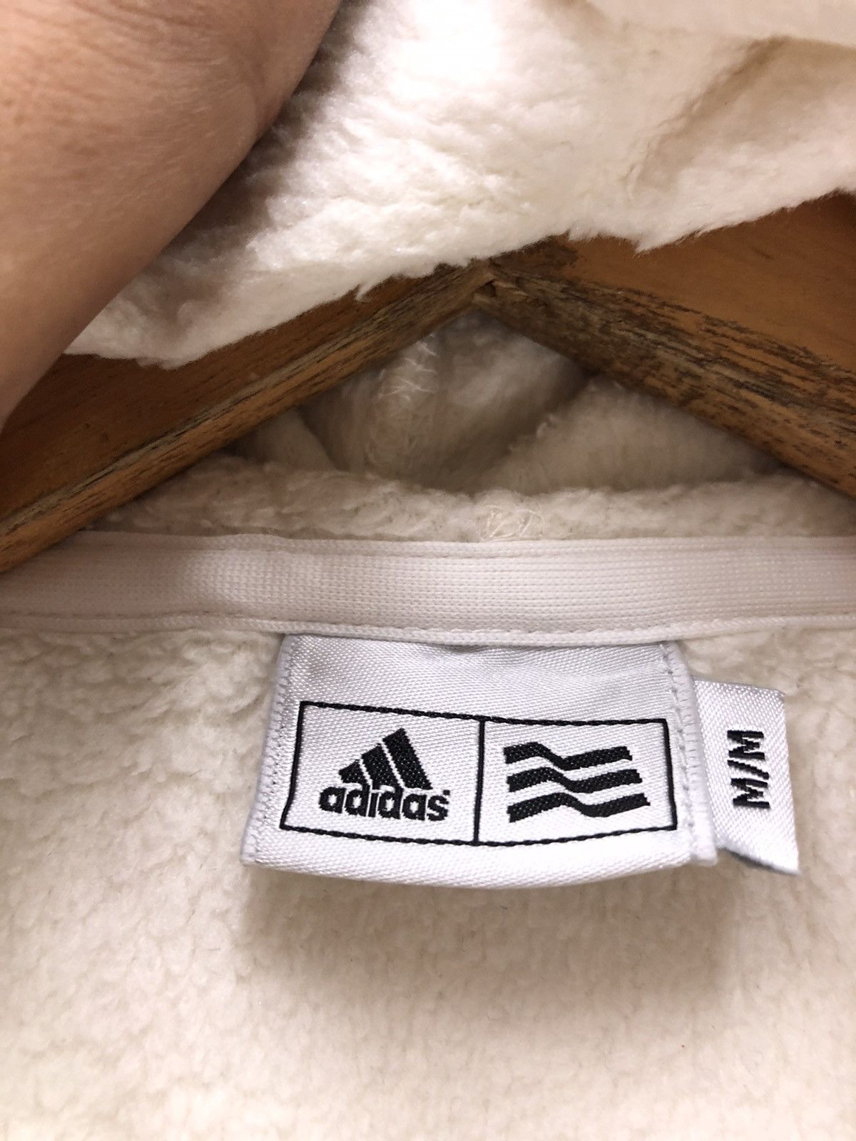 Adidas × Vintage Vintage Adidas Fleece Vest Hoddie Jacket Size M / US 6-8 / IT 42-44 - 6 Thumbnail