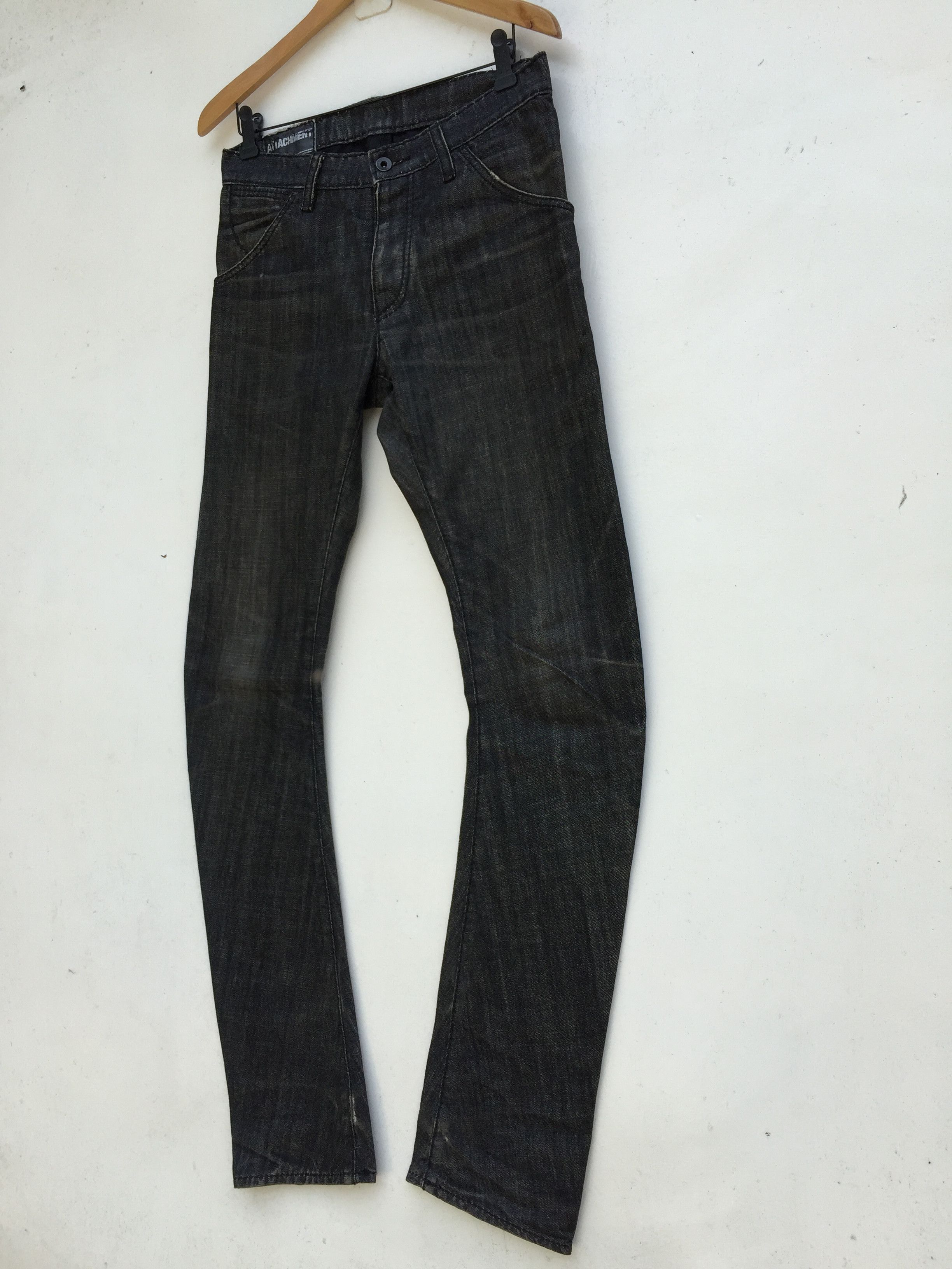 Attachment Archival ATTACHMENT Kazuyuki Kumagai Curve Denim Jeans Size US 31 - 3 Thumbnail