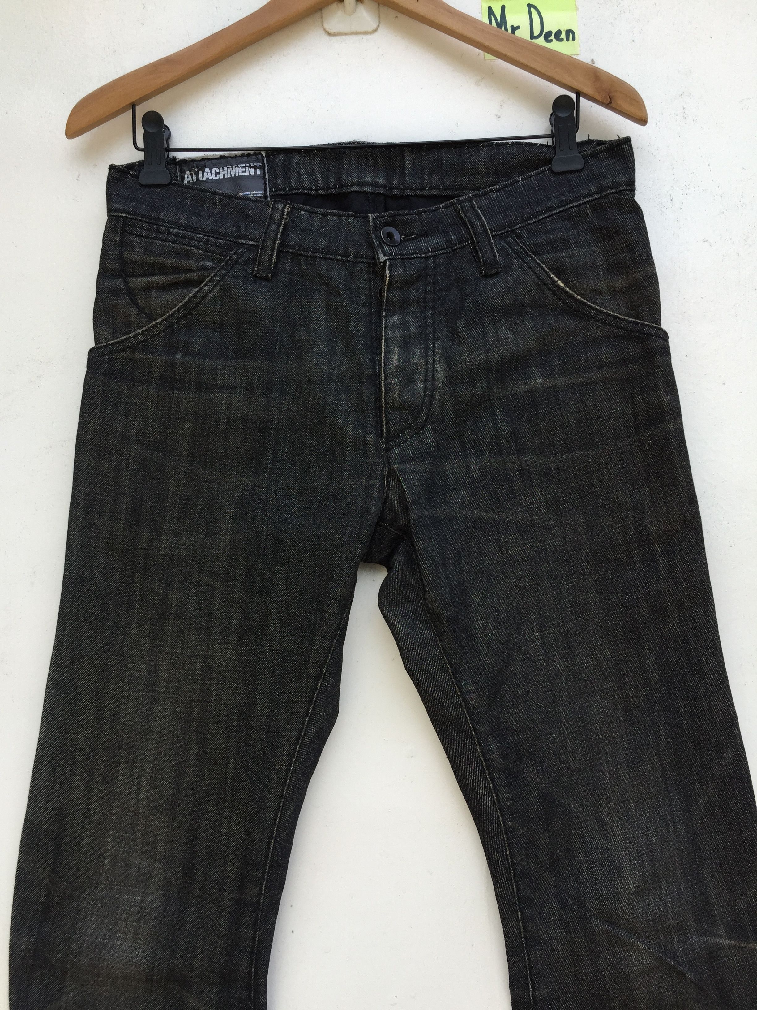 Attachment Archival ATTACHMENT Kazuyuki Kumagai Curve Denim Jeans Size US 31 - 4 Thumbnail