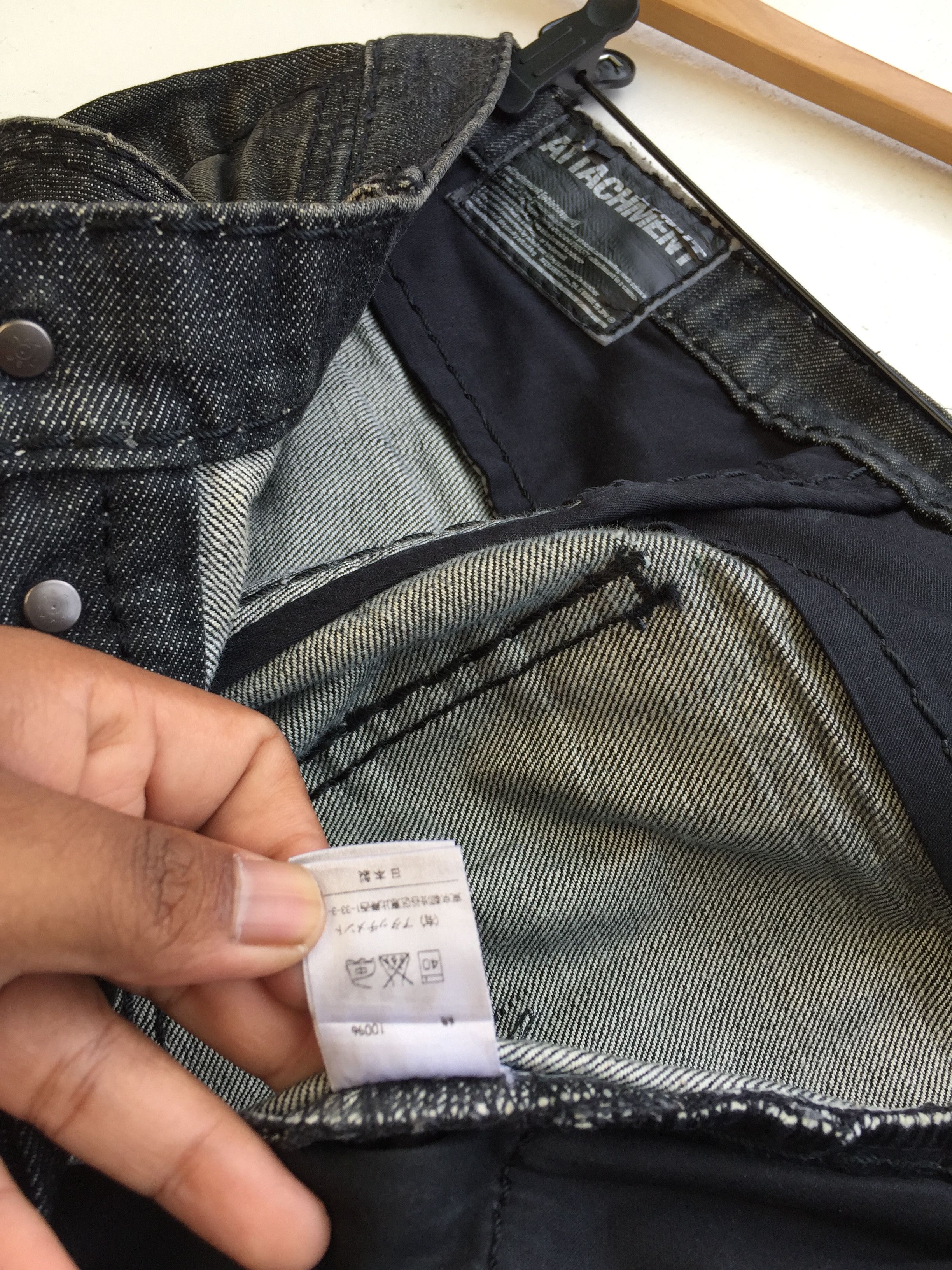 Attachment Archival ATTACHMENT Kazuyuki Kumagai Curve Denim Jeans Size US 31 - 13 Thumbnail