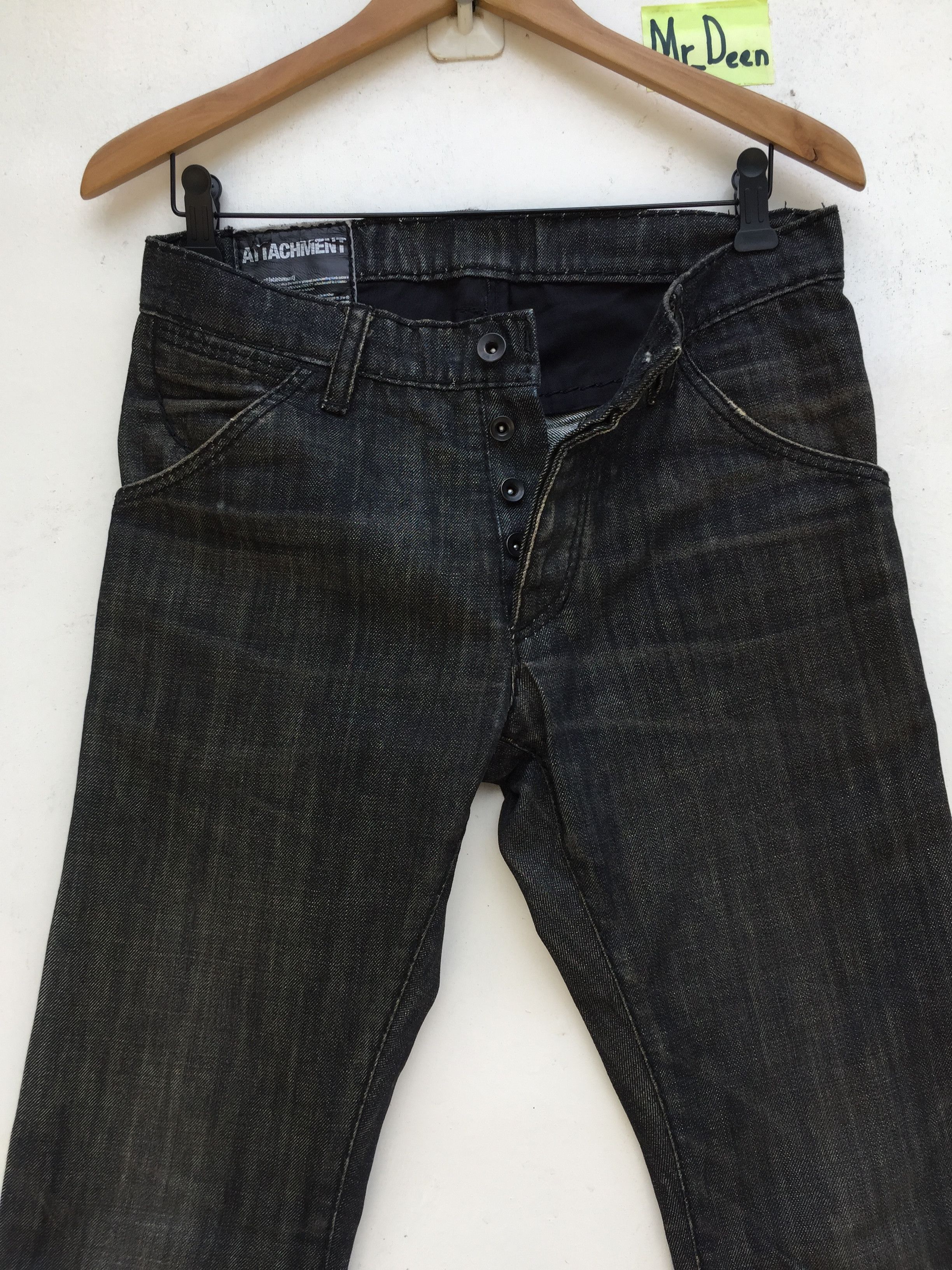 Attachment Archival ATTACHMENT Kazuyuki Kumagai Curve Denim Jeans Size US 31 - 7 Thumbnail