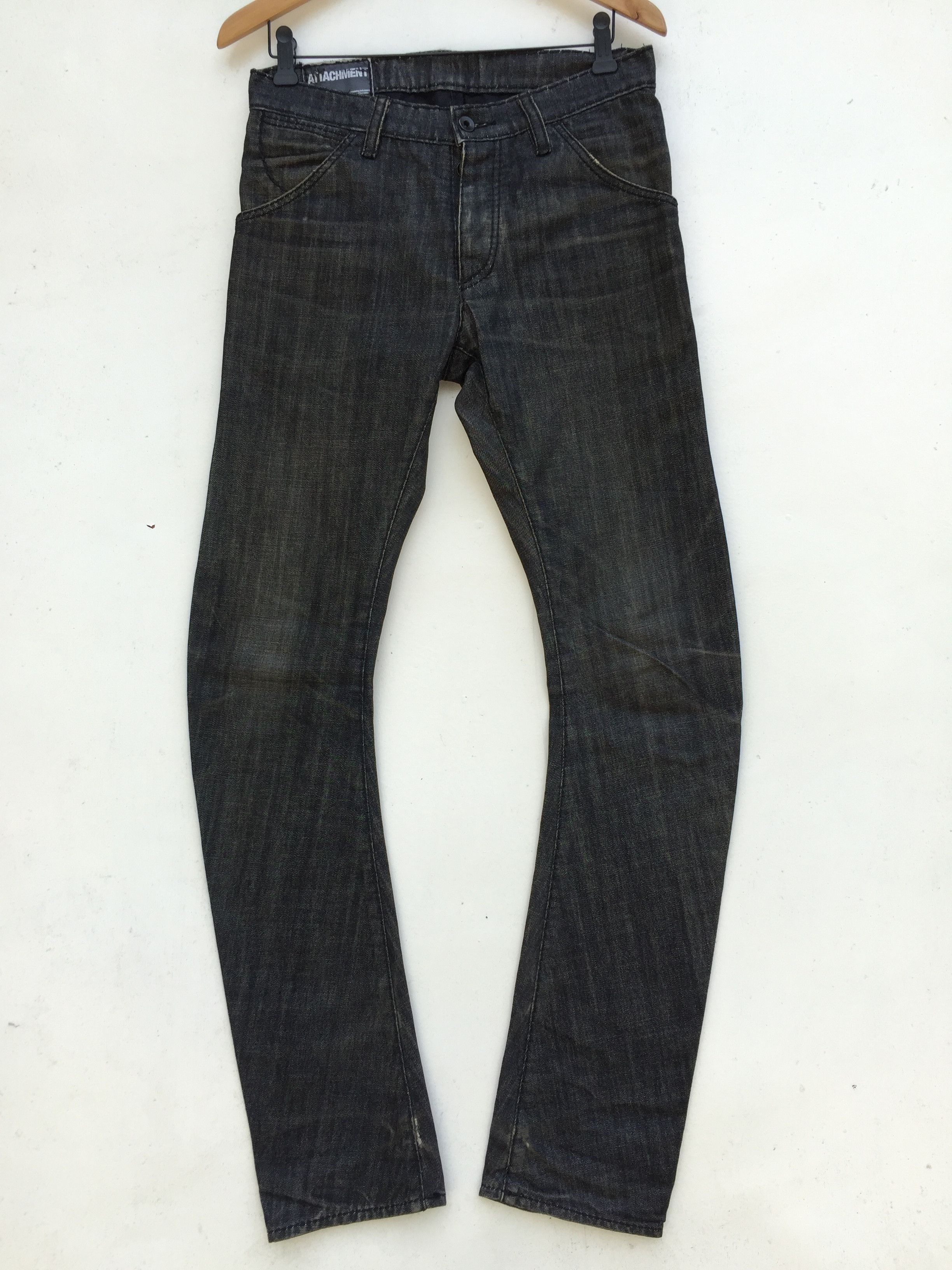 Attachment Archival ATTACHMENT Kazuyuki Kumagai Curve Denim Jeans Size US 31 - 1 Thumbnail