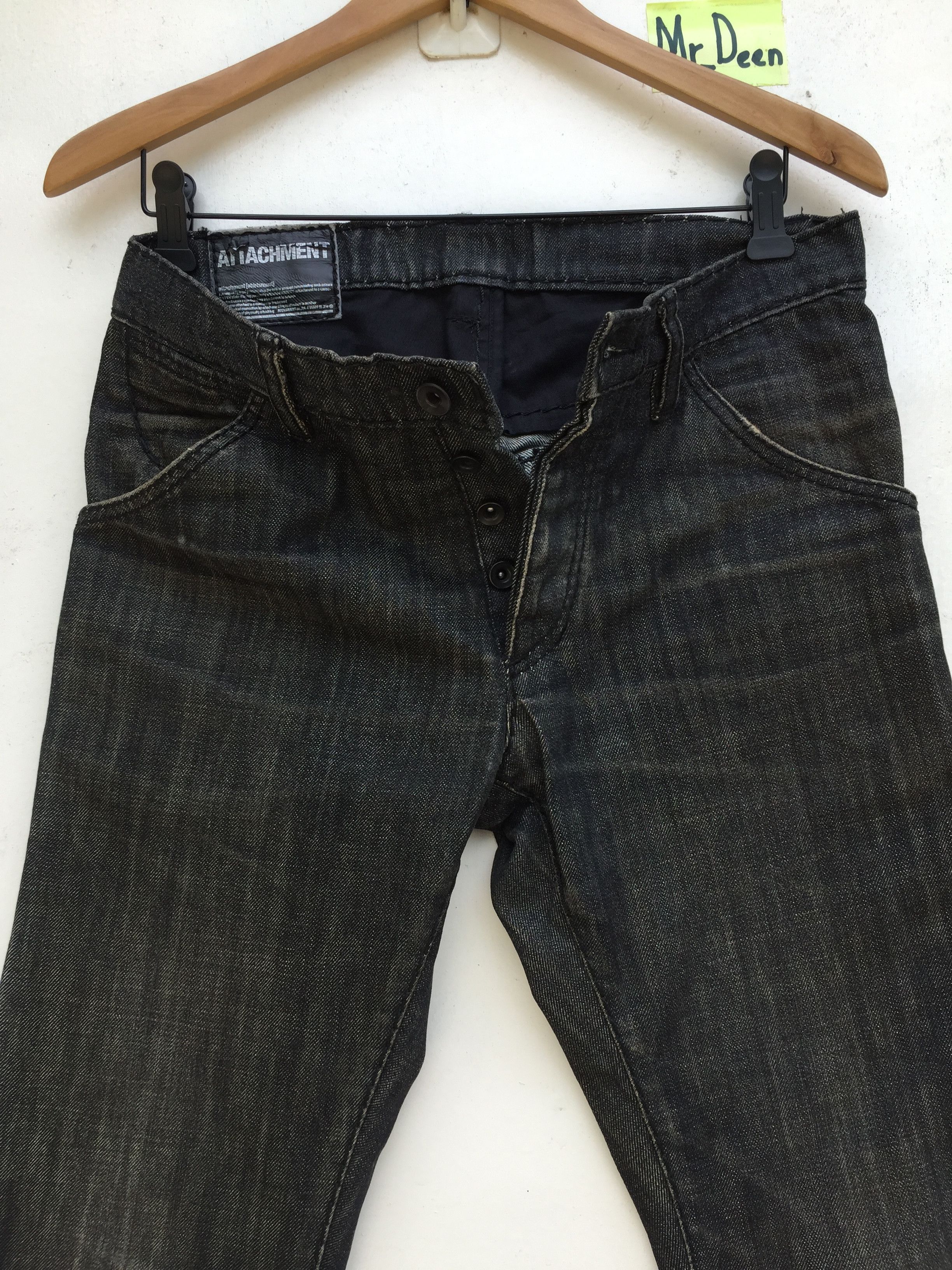 Attachment Archival ATTACHMENT Kazuyuki Kumagai Curve Denim Jeans Size US 31 - 9 Thumbnail