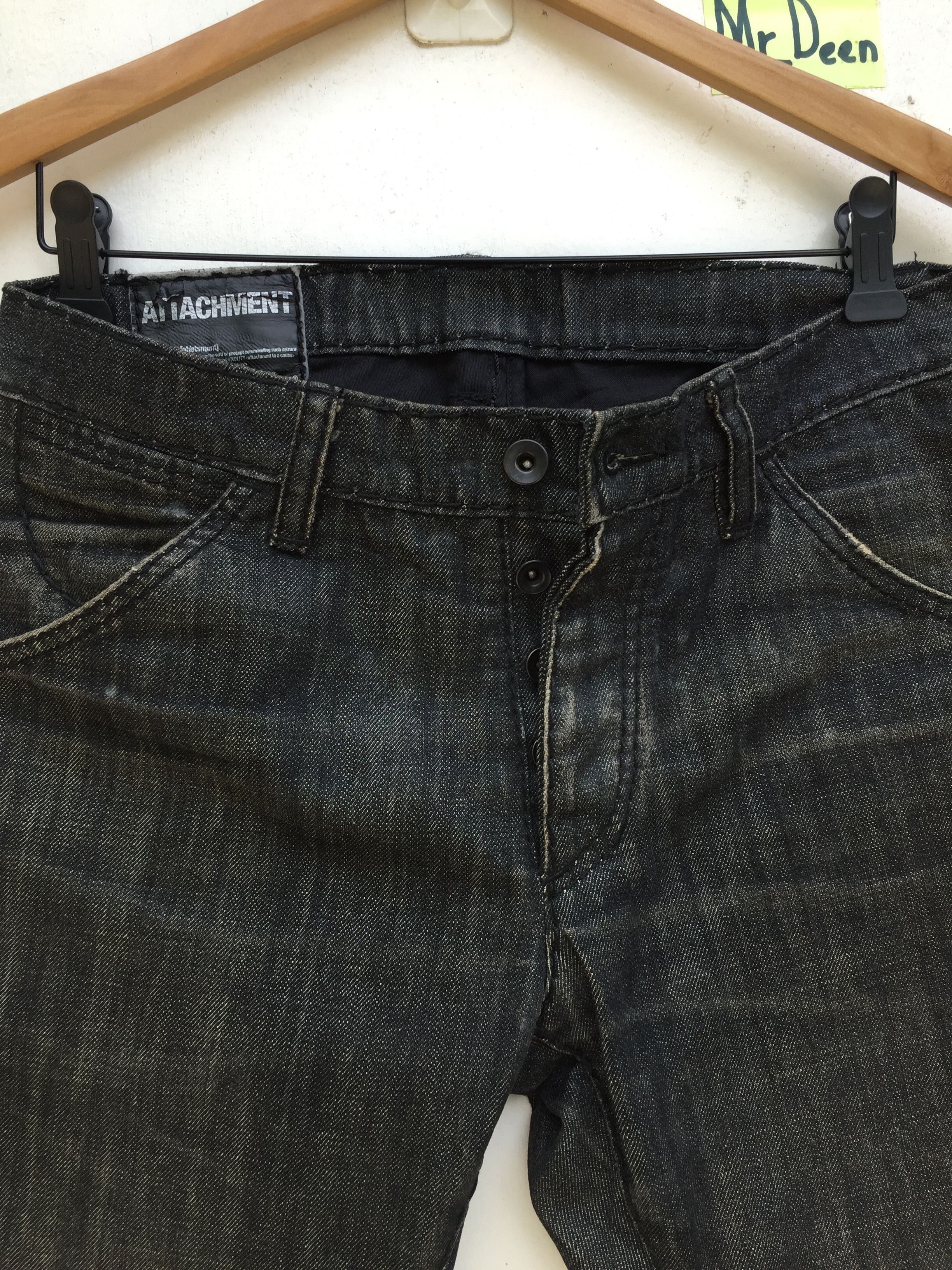 Attachment Archival ATTACHMENT Kazuyuki Kumagai Curve Denim Jeans Size US 31 - 10 Thumbnail