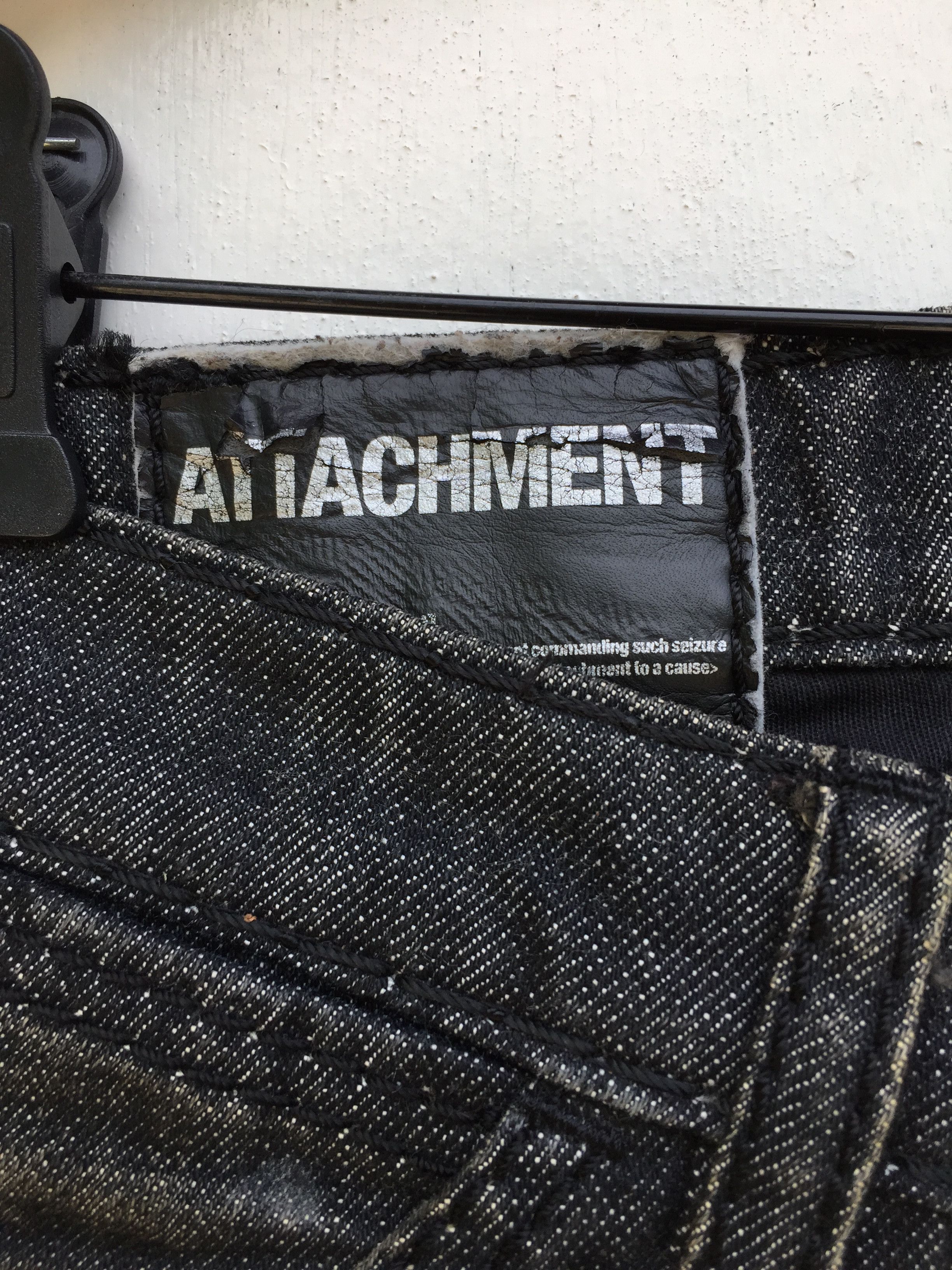 Attachment Archival ATTACHMENT Kazuyuki Kumagai Curve Denim Jeans Size US 31 - 5 Thumbnail