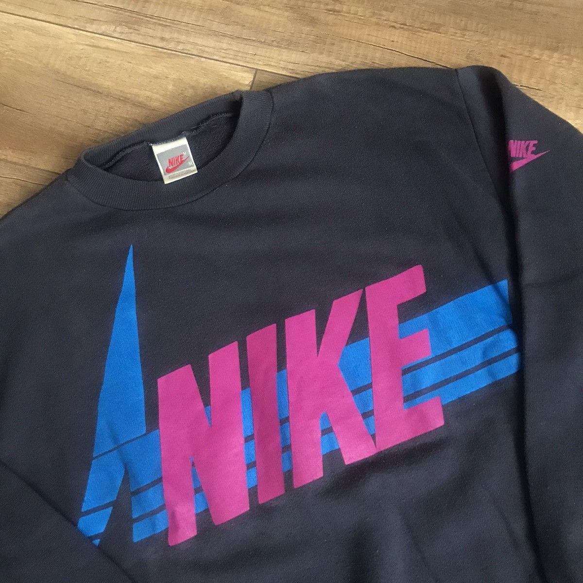 Nike Nike sweatshirt vintage big logo 90s Size US M / EU 48-50 / 2 - 3 Thumbnail