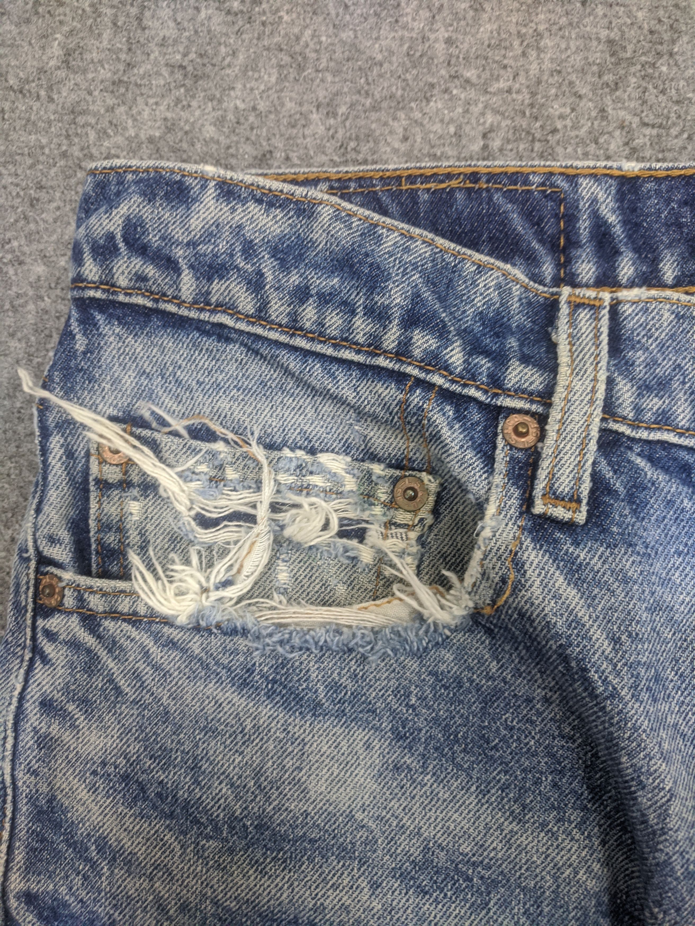 Levi's Vintage 90s Levis 505 Light Wash Jeans DP0881 Size US 31 - 6 Thumbnail