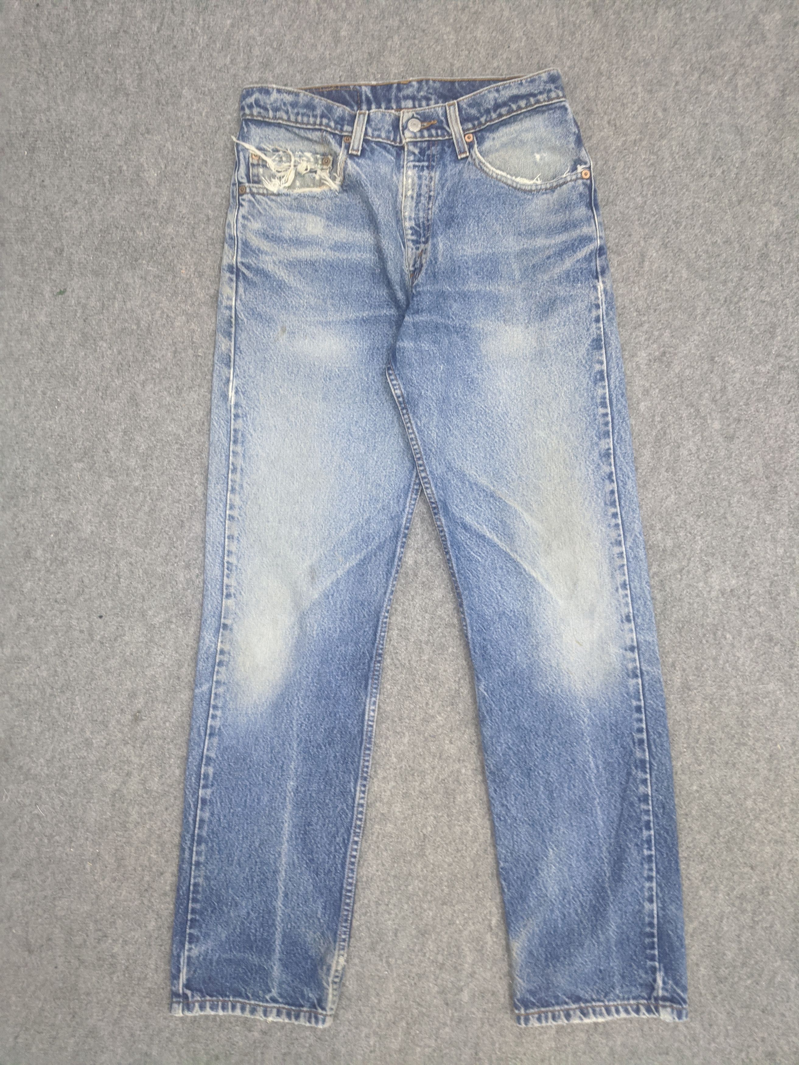 Levi's Vintage 90s Levis 505 Light Wash Jeans DP0881 Size US 31 - 1 Thumbnail