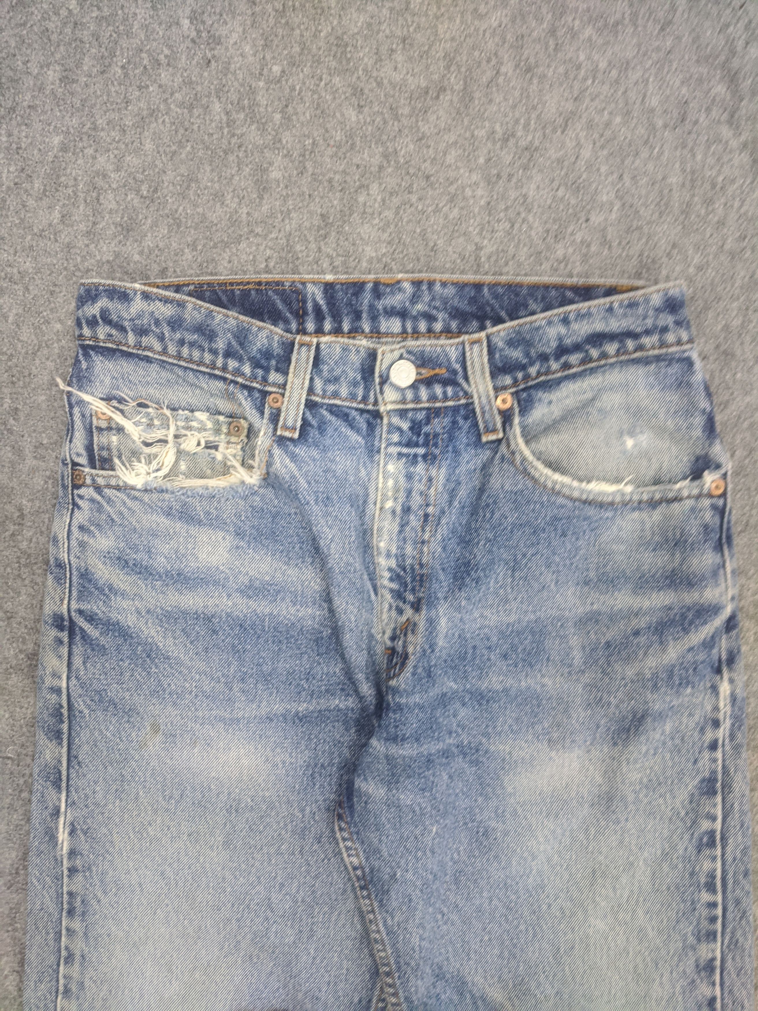 Levi's Vintage 90s Levis 505 Light Wash Jeans DP0881 Size US 31 - 2 Thumbnail