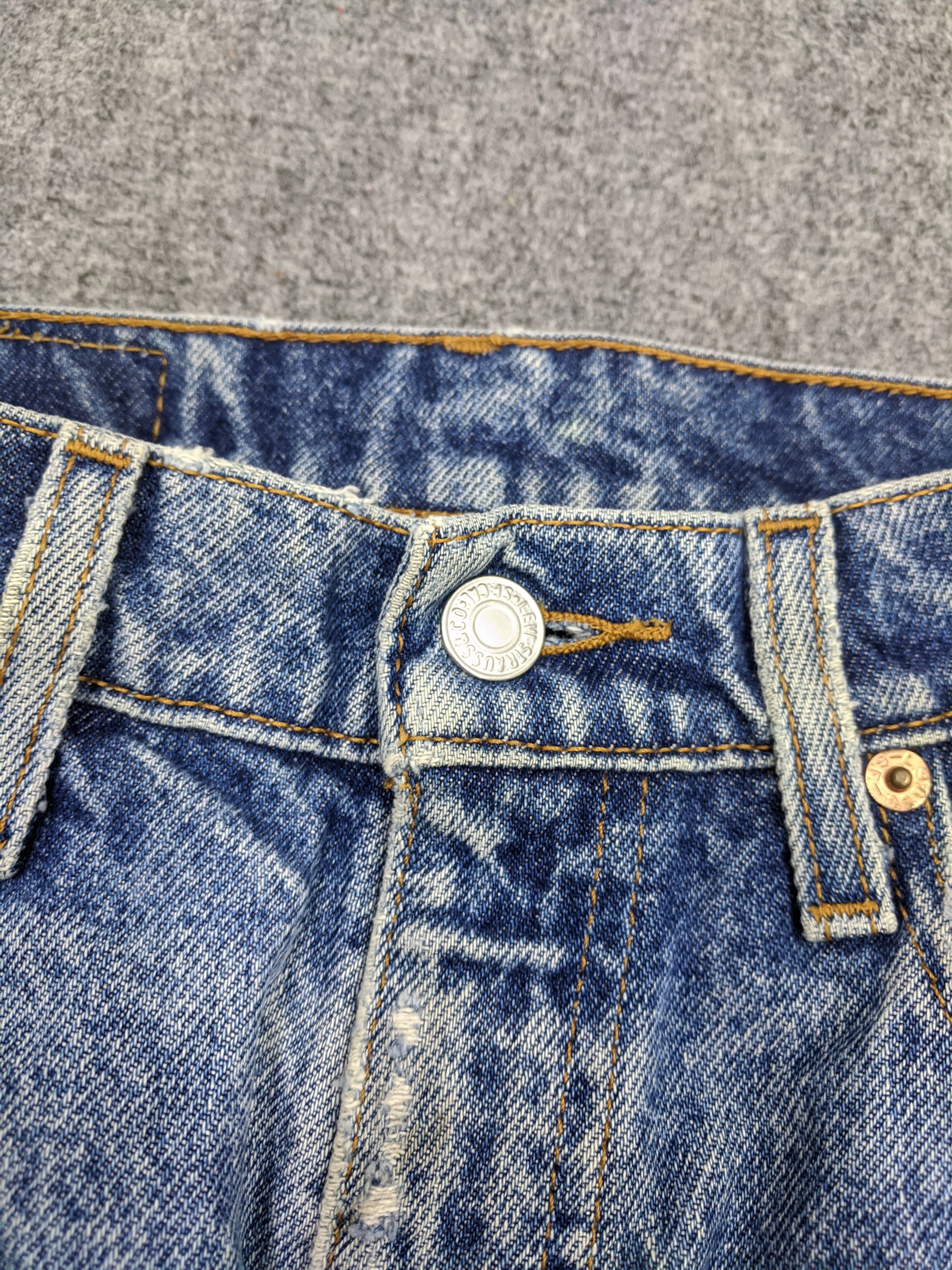 Levi's Vintage 90s Levis 505 Light Wash Jeans DP0881 Size US 31 - 7 Thumbnail