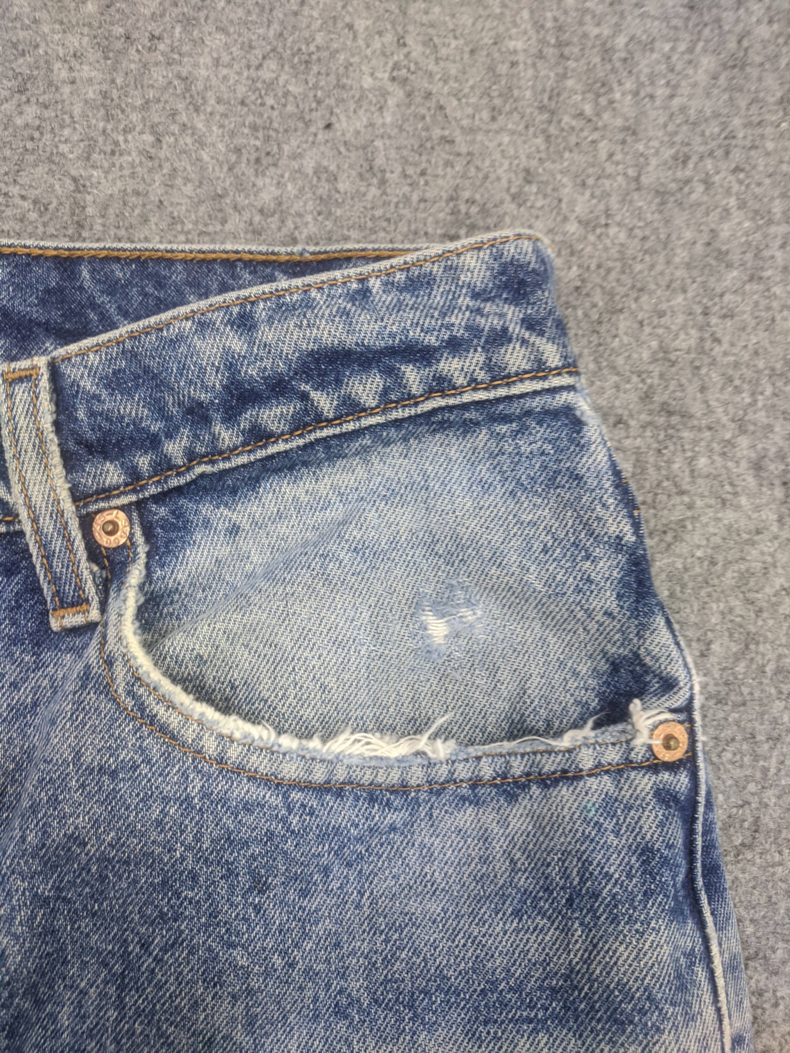 Levi's Vintage 90s Levis 505 Light Wash Jeans DP0881 Size US 31 - 5 Thumbnail