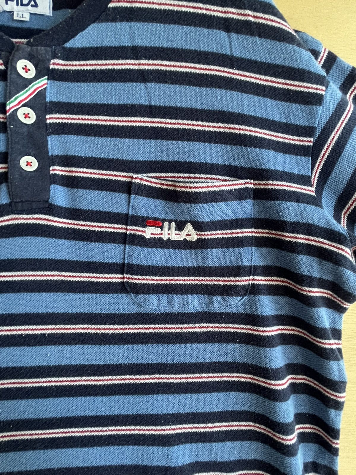 Fila × Vintage Vintage fila tee ft93 Size US XL / EU 56 / 4 - 2 Thumbnail