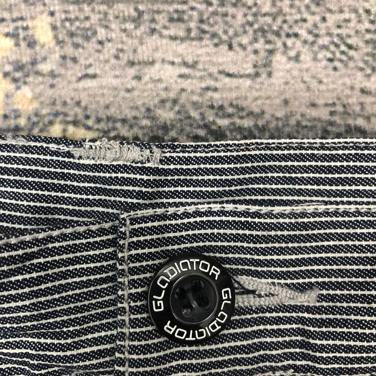 Japanese Brand P81 JAPAN GLADIATOR HICKORY STRIPED CARGO PANTS Size US 40 / EU 56 - 5 Thumbnail