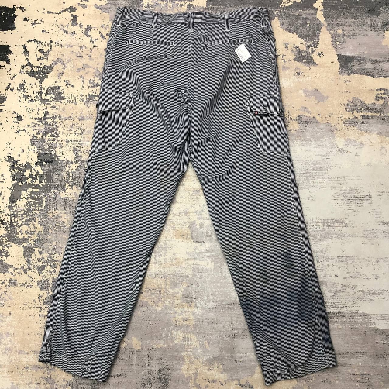 Japanese Brand P81 JAPAN GLADIATOR HICKORY STRIPED CARGO PANTS Size US 40 / EU 56 - 2 Thumbnail