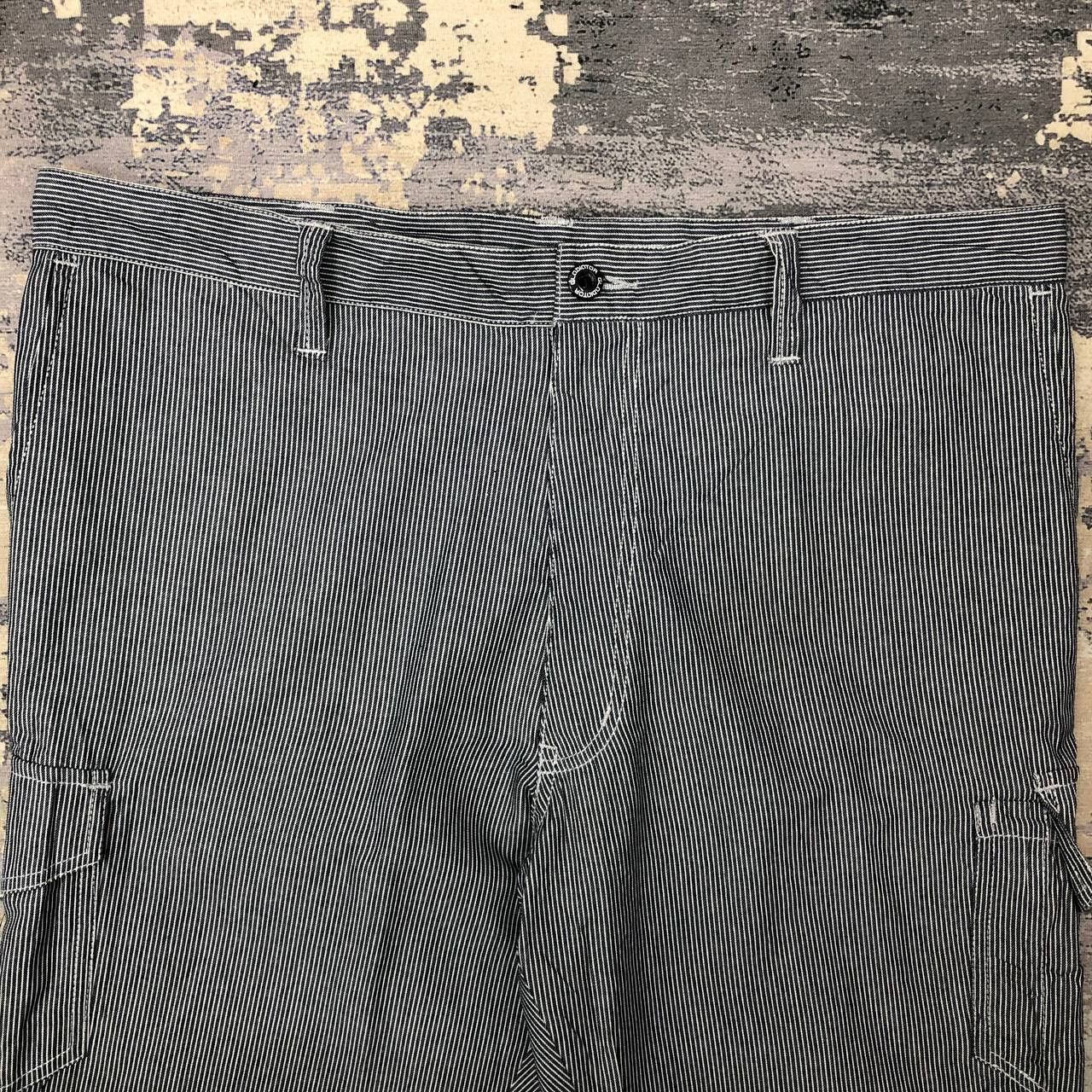 Japanese Brand P81 JAPAN GLADIATOR HICKORY STRIPED CARGO PANTS Size US 40 / EU 56 - 1 Thumbnail