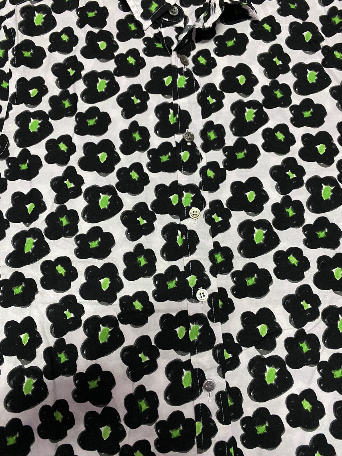 Issey Miyake × Tsumori Chisato RARE! Black flower SAMPLE shirt Size US S / EU 44-46 / 1 - 3 Thumbnail