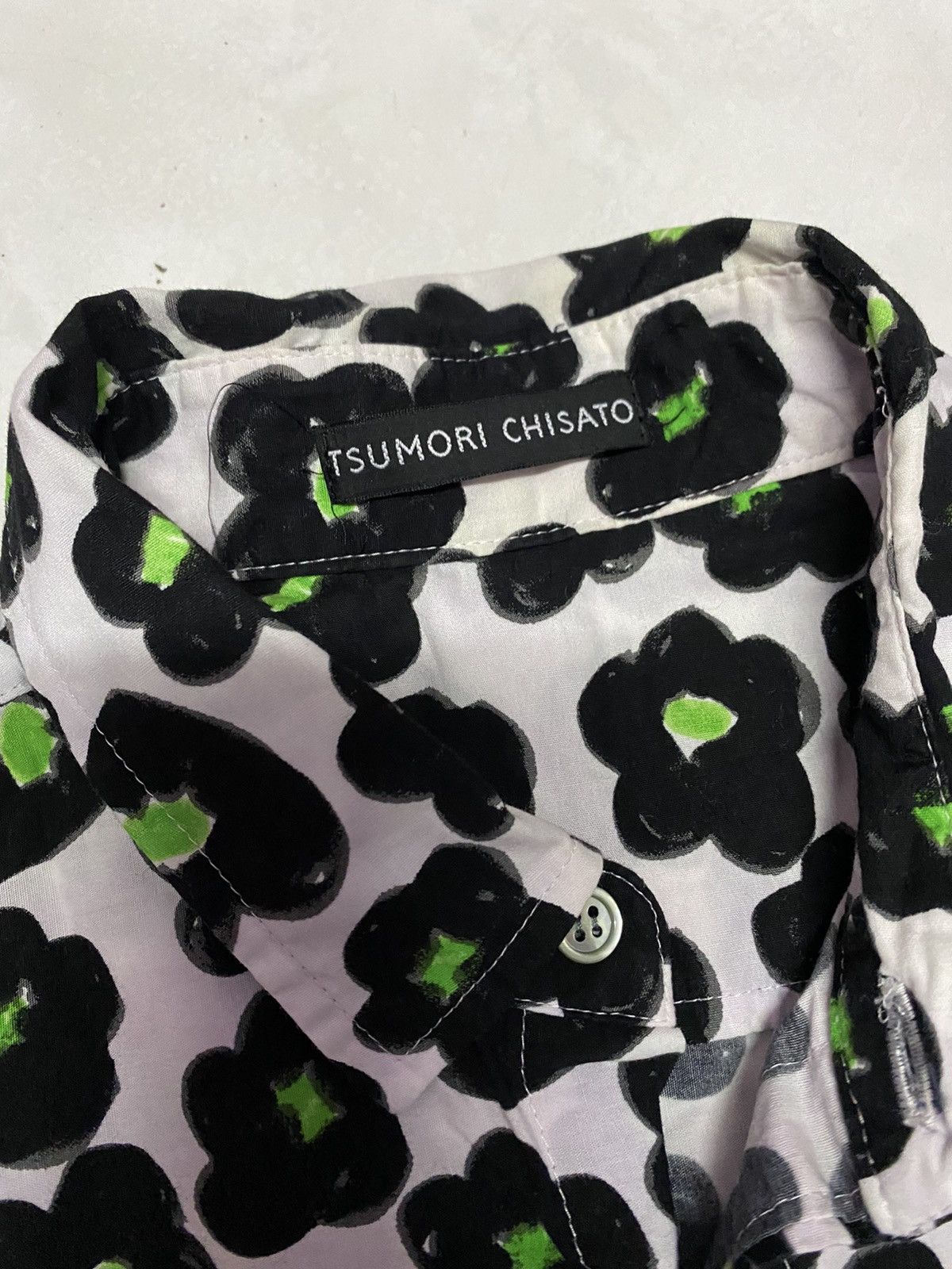 Issey Miyake × Tsumori Chisato RARE! Black flower SAMPLE shirt Size US S / EU 44-46 / 1 - 6 Thumbnail