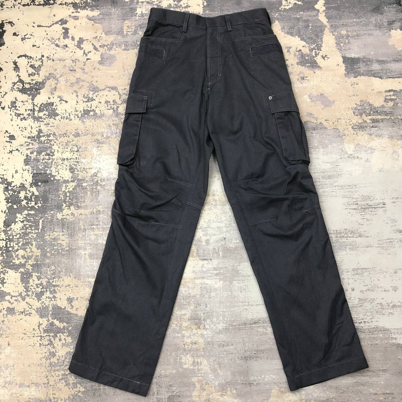 Japanese Brand P83 JAPAN WORK GEAR FLARED CARGO PANTS Size US 29 - 1 Thumbnail