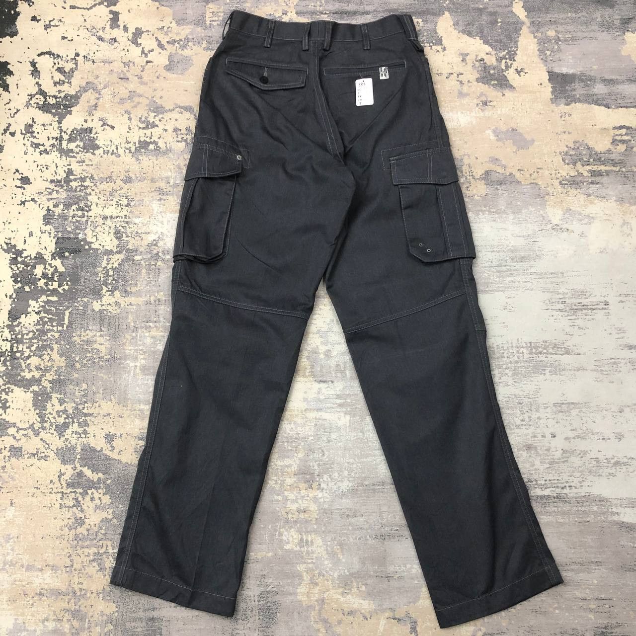 Japanese Brand P83 JAPAN WORK GEAR FLARED CARGO PANTS Size US 29 - 2 Thumbnail
