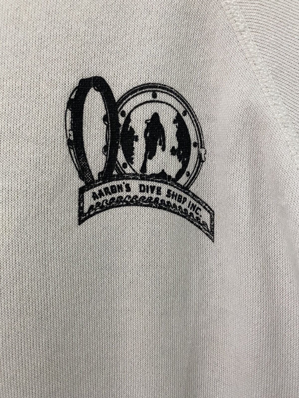 Hanes × Vintage Vintage 80’s Aaron’s Dive Shop Inc. Sweater Size US S / EU 44-46 / 1 - 4 Thumbnail