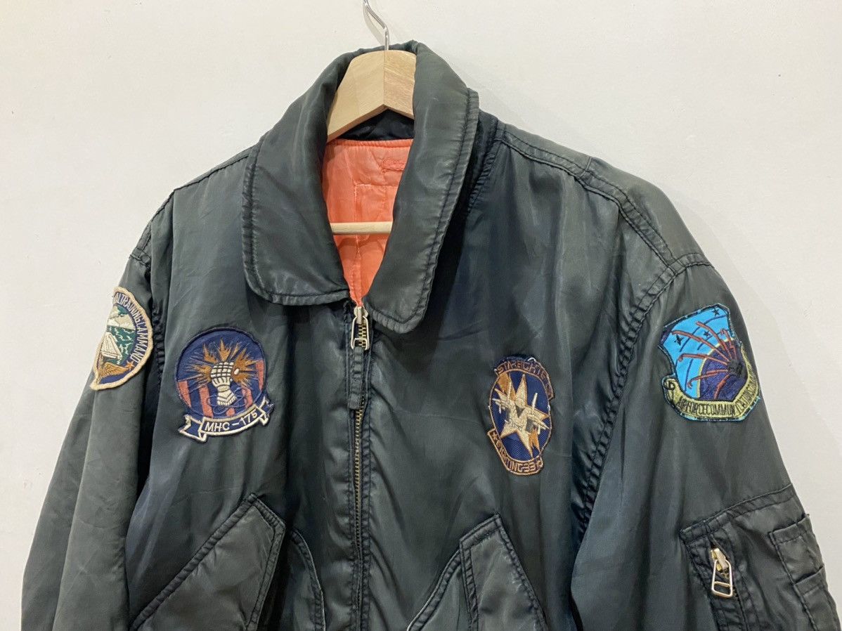 Vintage VINTAGE B-35 BOMBER JACKET PATCH STYLE Size US L / EU 52-54 / 3 - 3 Thumbnail