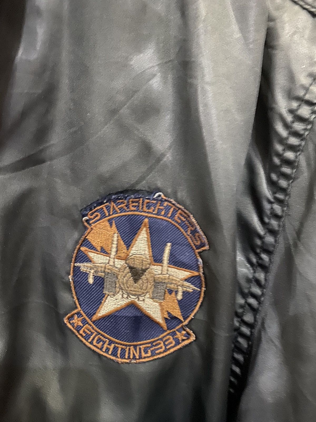 Vintage VINTAGE B-35 BOMBER JACKET PATCH STYLE Size US L / EU 52-54 / 3 - 7 Thumbnail