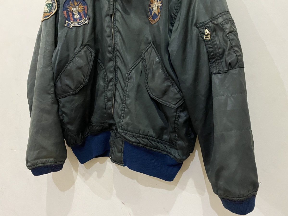 Vintage VINTAGE B-35 BOMBER JACKET PATCH STYLE Size US L / EU 52-54 / 3 - 4 Thumbnail