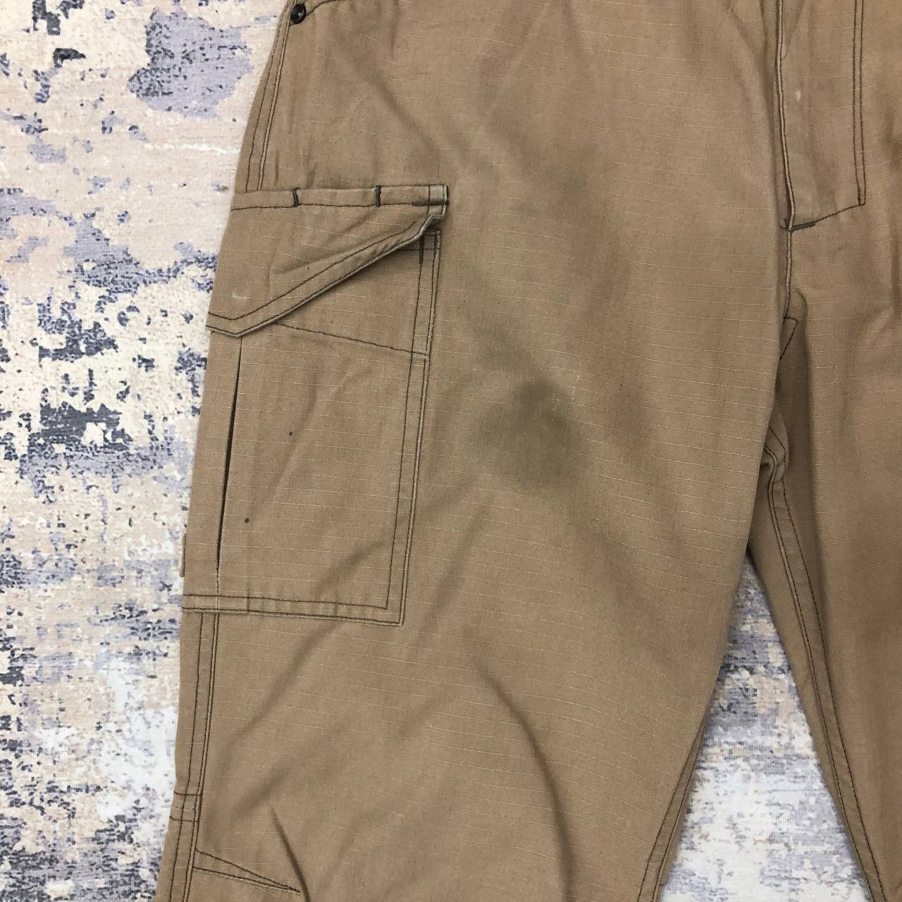 Japanese Brand P84 BURTLE WORKWEAR DISTRESSED CARGO PANTS Size US 30 / EU 46 - 8 Thumbnail