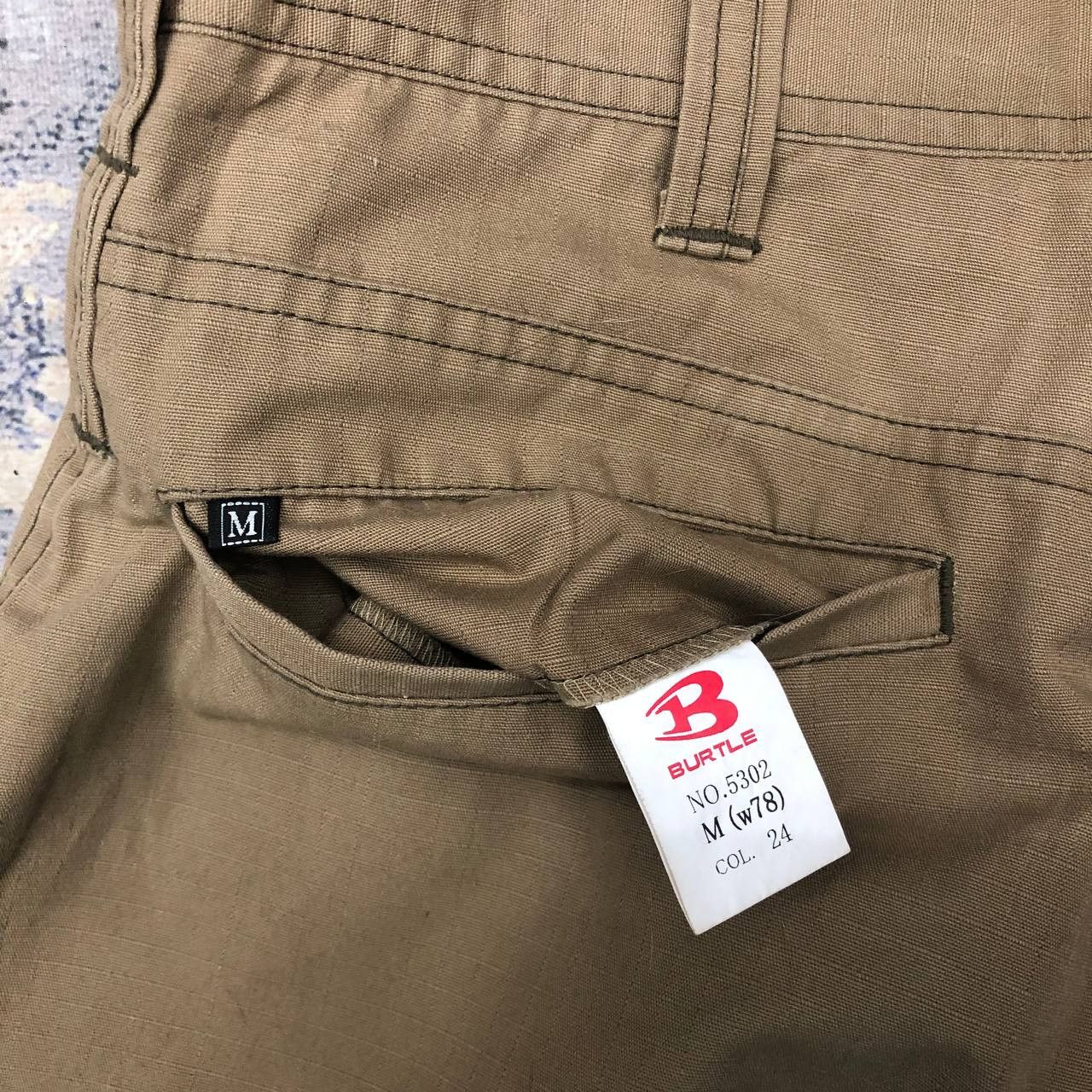 Japanese Brand P84 BURTLE WORKWEAR DISTRESSED CARGO PANTS Size US 30 / EU 46 - 12 Thumbnail