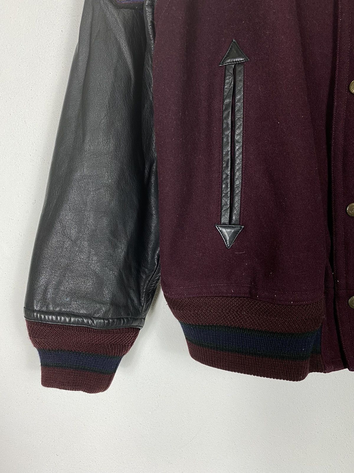 Other ATELIER SAB FOR MEN VARSITY LEATHER JACKET Size US L / EU 52-54 / 3 - 8 Thumbnail