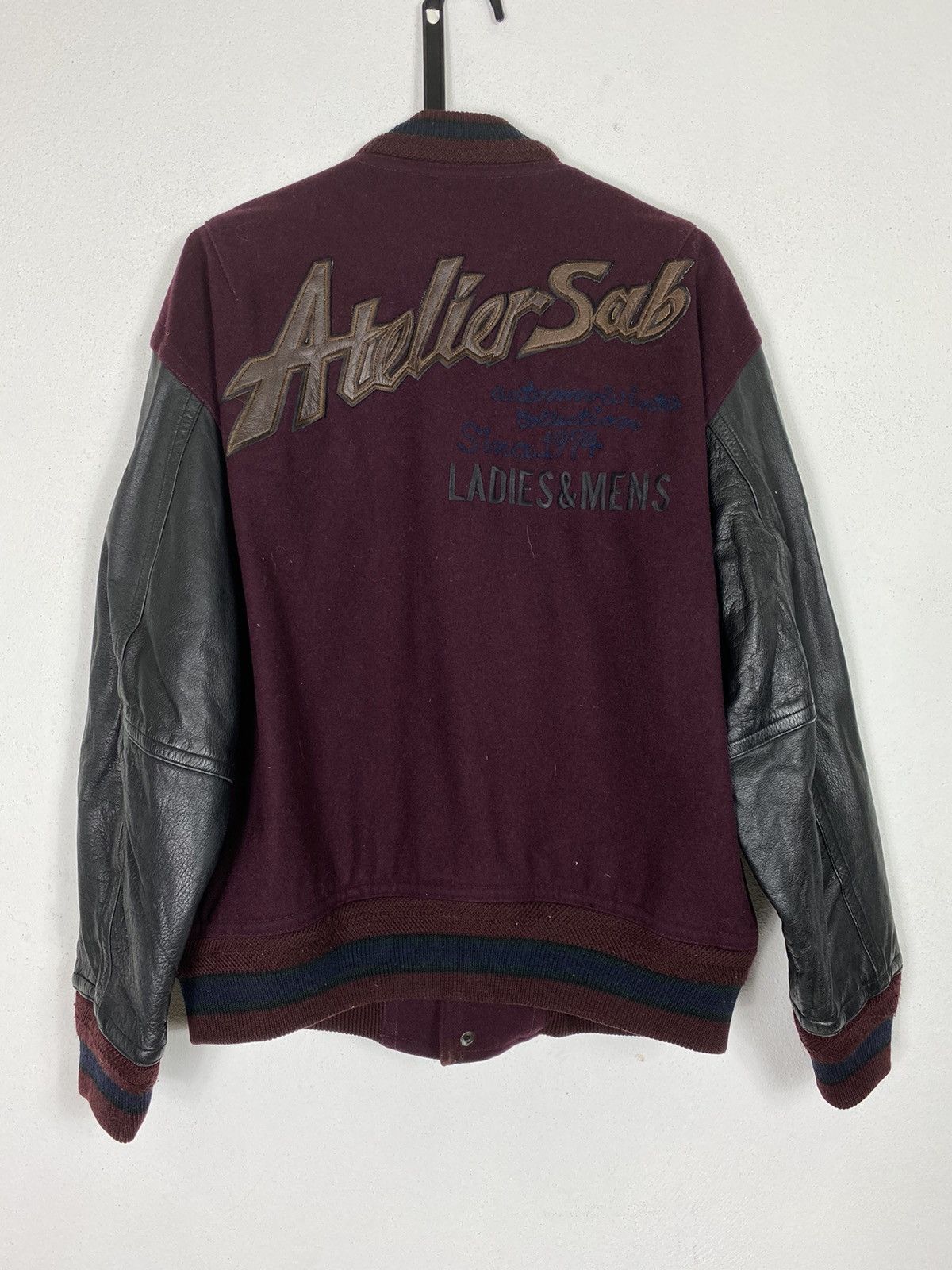 Other ATELIER SAB FOR MEN VARSITY LEATHER JACKET Size US L / EU 52-54 / 3 - 2 Thumbnail