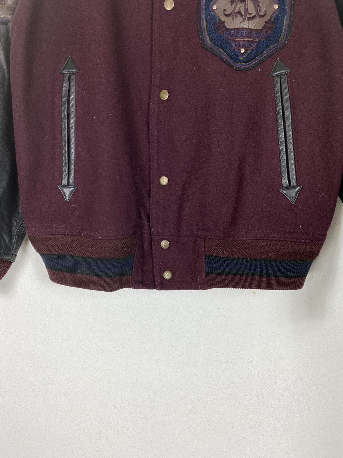 Other ATELIER SAB FOR MEN VARSITY LEATHER JACKET Size US L / EU 52-54 / 3 - 4 Thumbnail