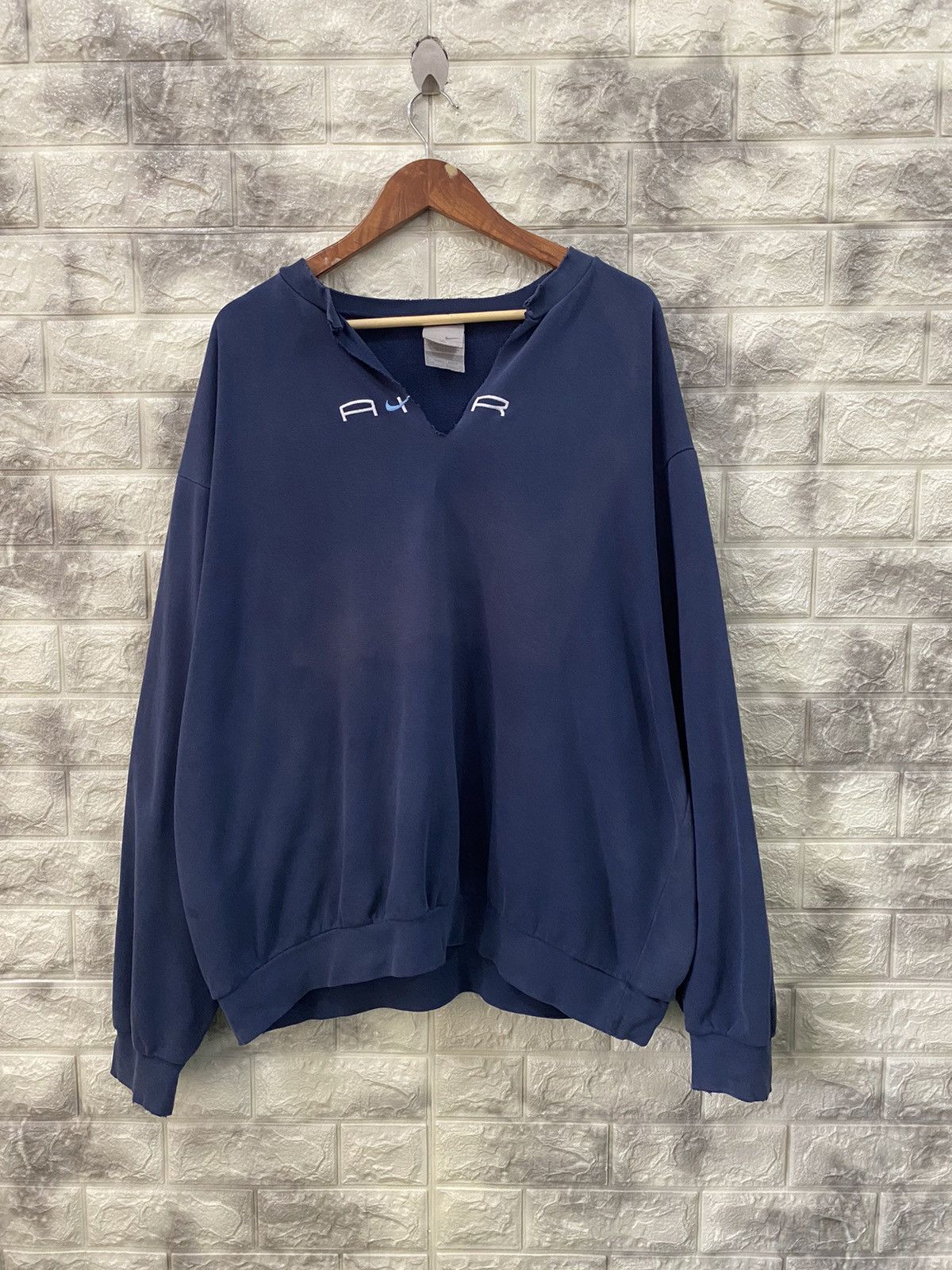 Nike × Vintage Vintage Nike Air Sweatshirt Size US XL / EU 56 / 4 - 1 Thumbnail