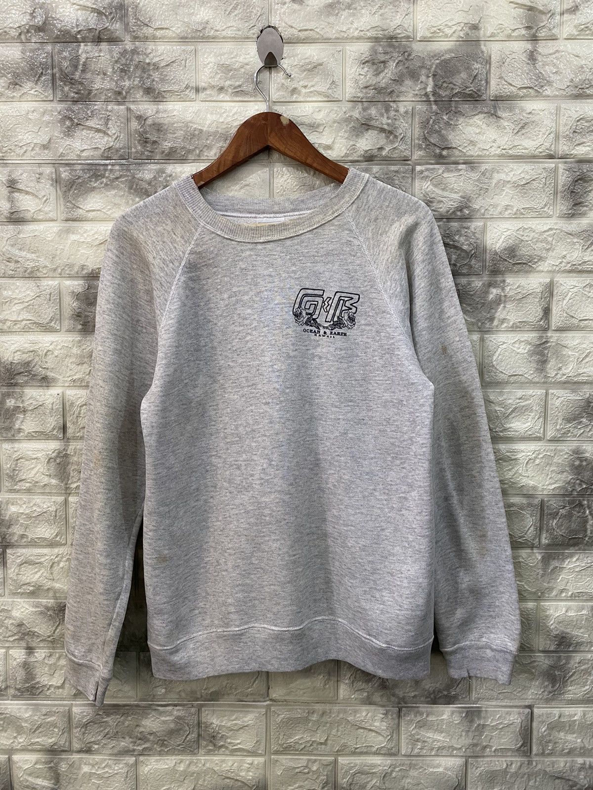 Hanes × Vintage Vintage 80’s Ocean & Earth Australia Sweatshirt Size US L / EU 52-54 / 3 - 3 Thumbnail