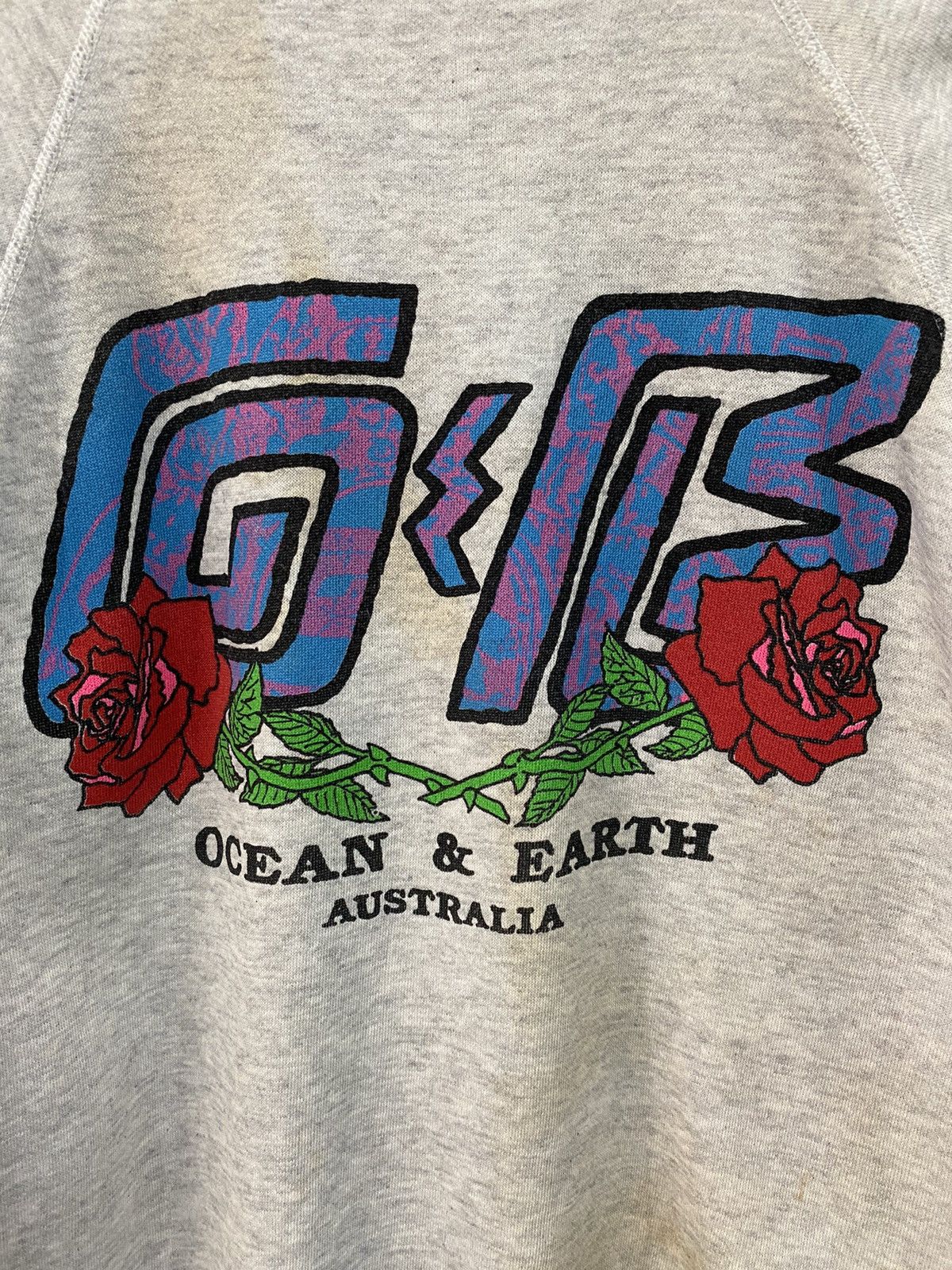 Hanes × Vintage Vintage 80’s Ocean & Earth Australia Sweatshirt Size US L / EU 52-54 / 3 - 2 Thumbnail