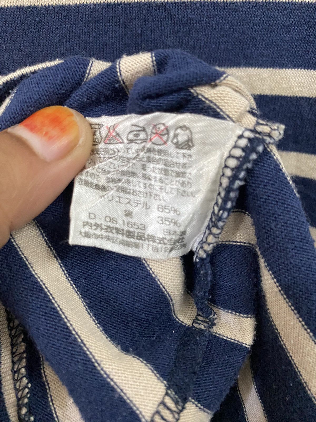 Japanese Brand × Vintage Vintage Gianni Valentino Jeans Stripe Shirt Size US L / EU 52-54 / 3 - 6 Thumbnail