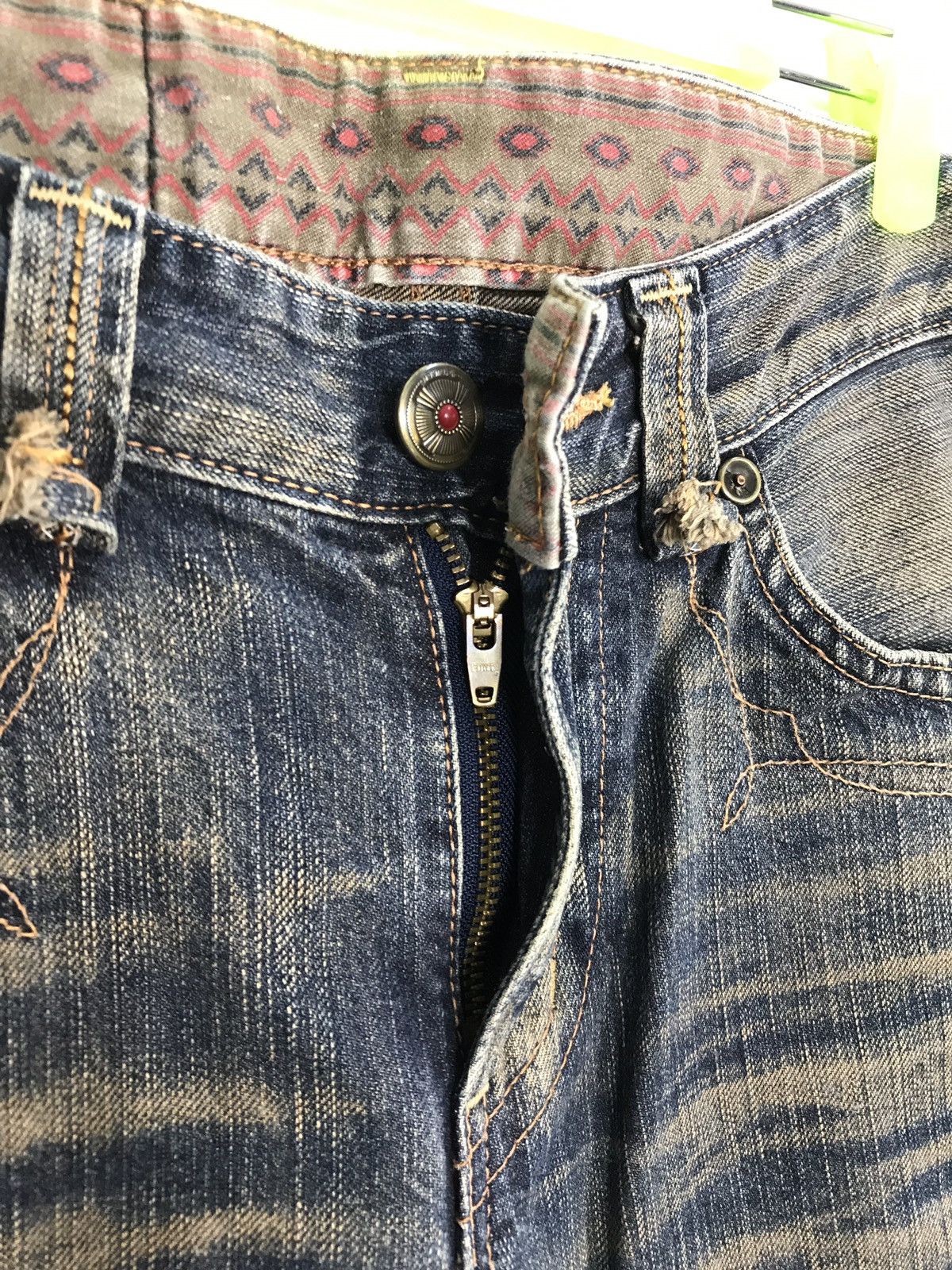 Edwin × Vintage Vintage Exclusive Edwin Rusty Jeans Style Size US 31 - 8 Thumbnail