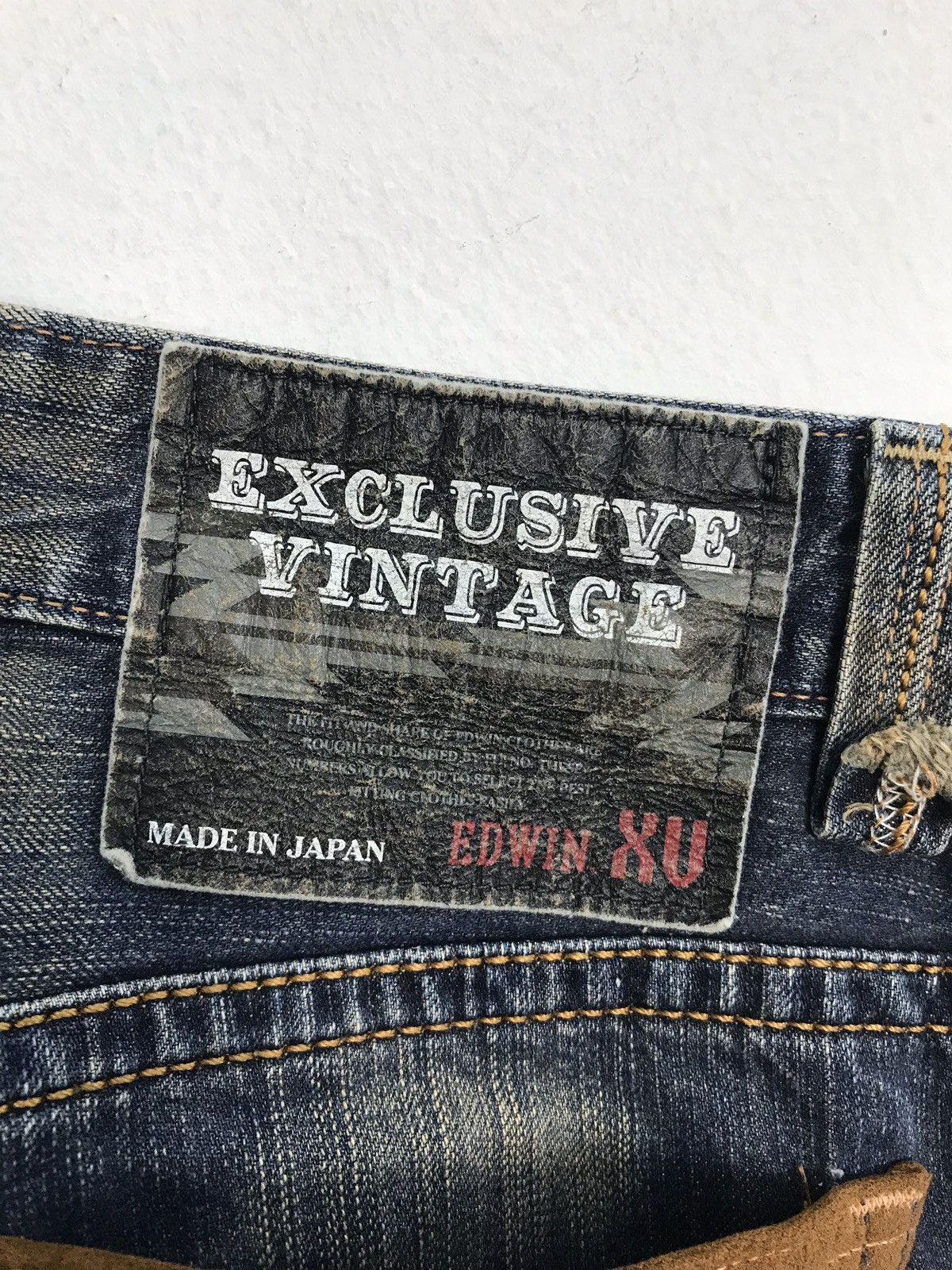 Edwin × Vintage Vintage Exclusive Edwin Rusty Jeans Style Size US 31 - 13 Thumbnail