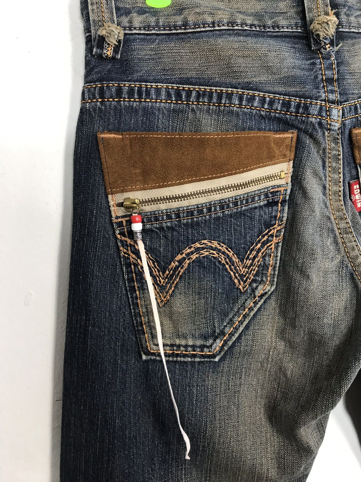 Edwin × Vintage Vintage Exclusive Edwin Rusty Jeans Style Size US 31 - 12 Thumbnail