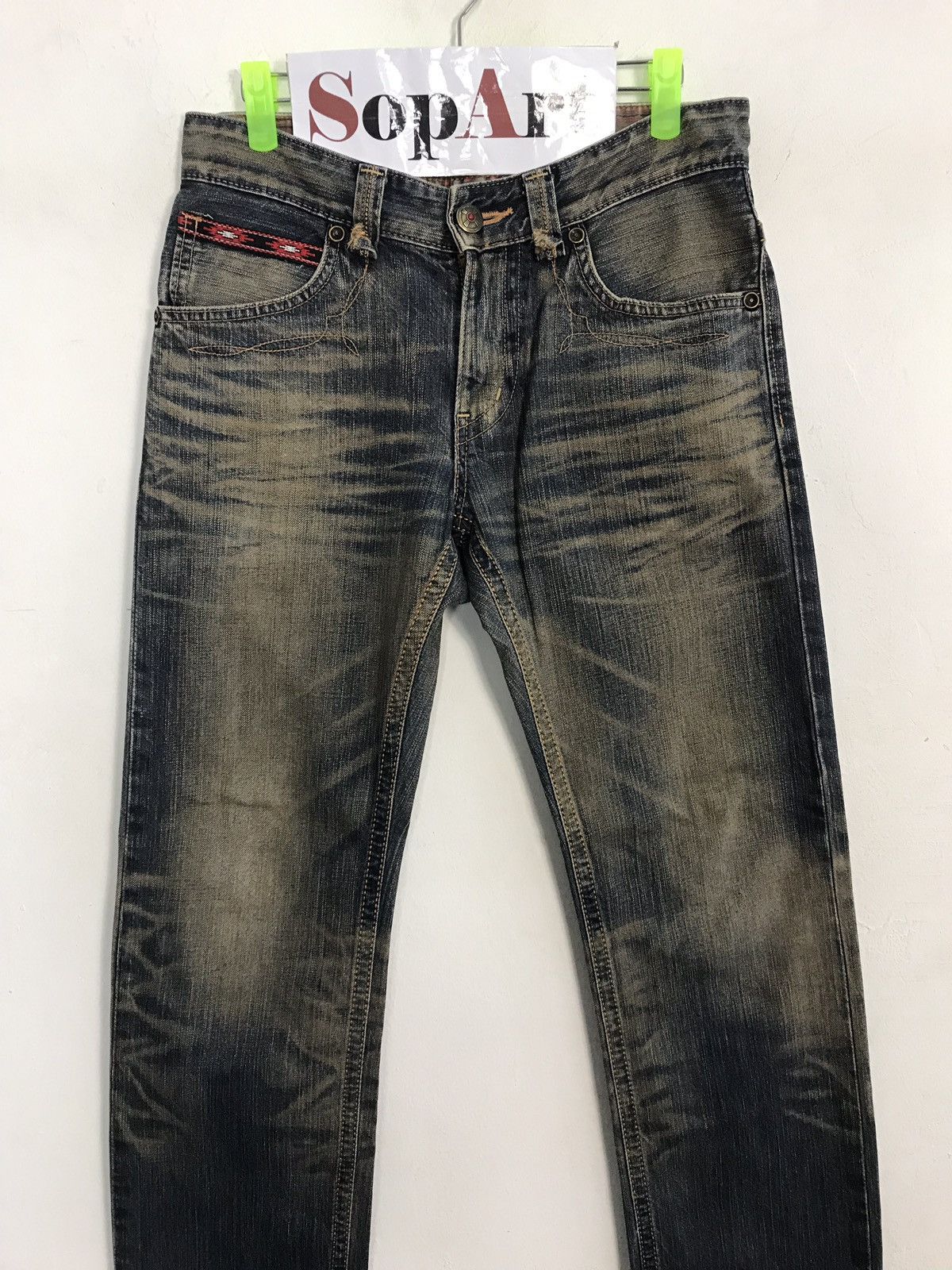 Edwin × Vintage Vintage Exclusive Edwin Rusty Jeans Style Size US 31 - 3 Thumbnail