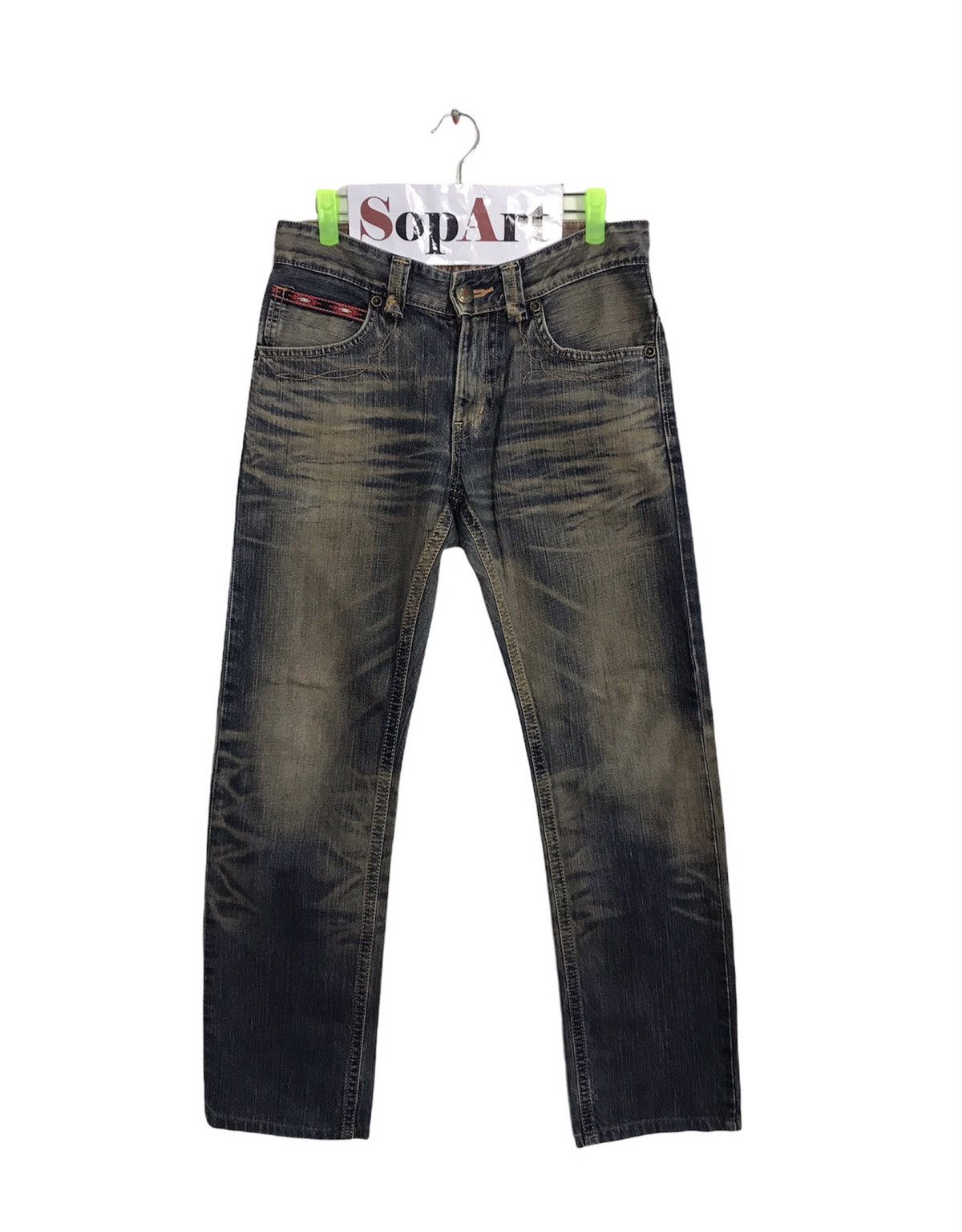 Edwin × Vintage Vintage Exclusive Edwin Rusty Jeans Style Size US 31 - 1 Thumbnail