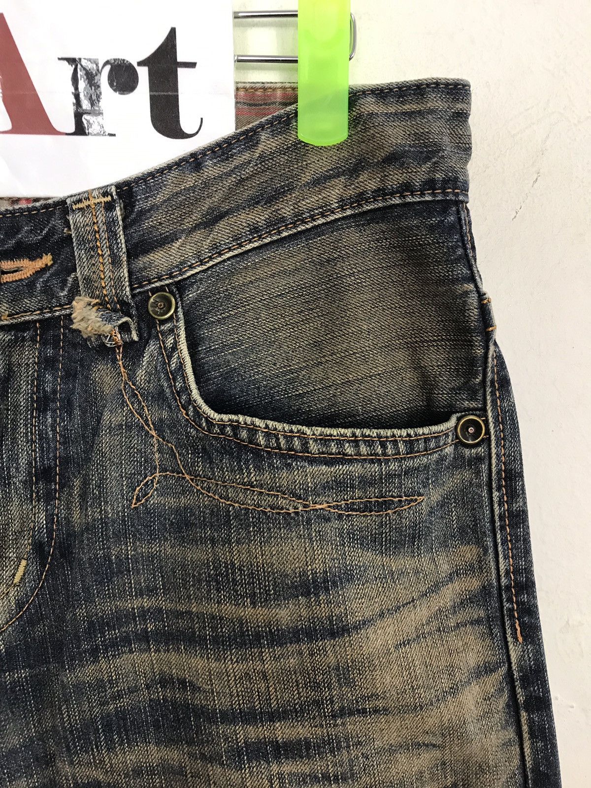 Edwin × Vintage Vintage Exclusive Edwin Rusty Jeans Style Size US 31 - 5 Thumbnail