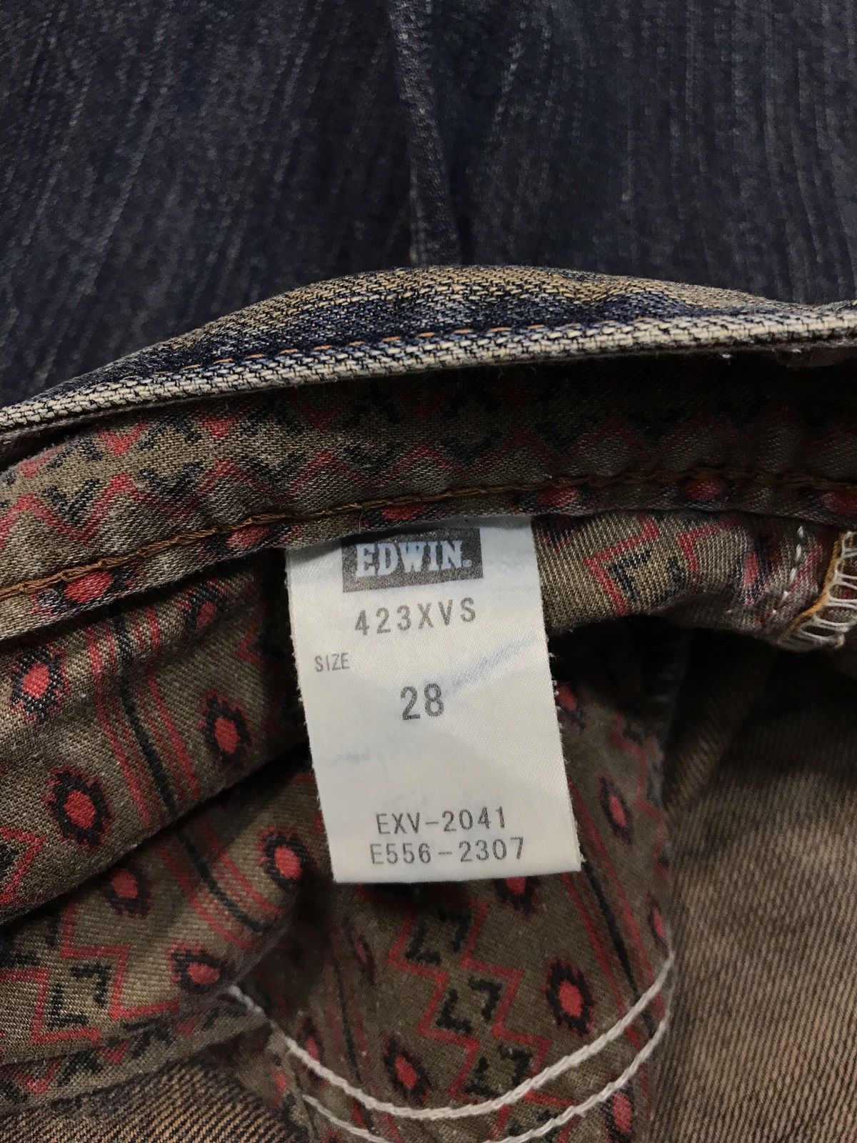 Edwin × Vintage Vintage Exclusive Edwin Rusty Jeans Style Size US 31 - 14 Thumbnail