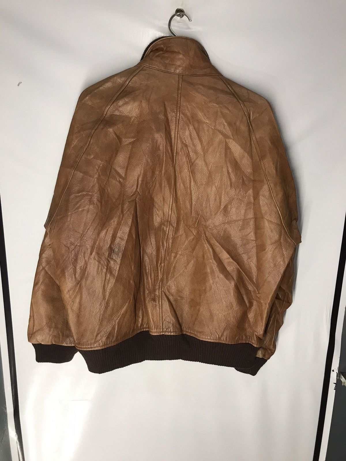 Baracuta × Vintage Vintage baracuta leather zipper jacket Size US L / EU 52-54 / 3 - 7 Thumbnail