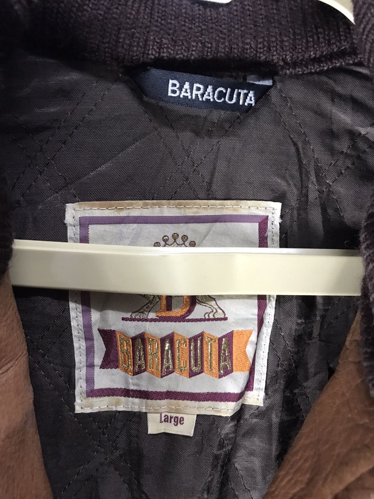 Baracuta × Vintage Vintage baracuta leather zipper jacket Size US L / EU 52-54 / 3 - 4 Thumbnail