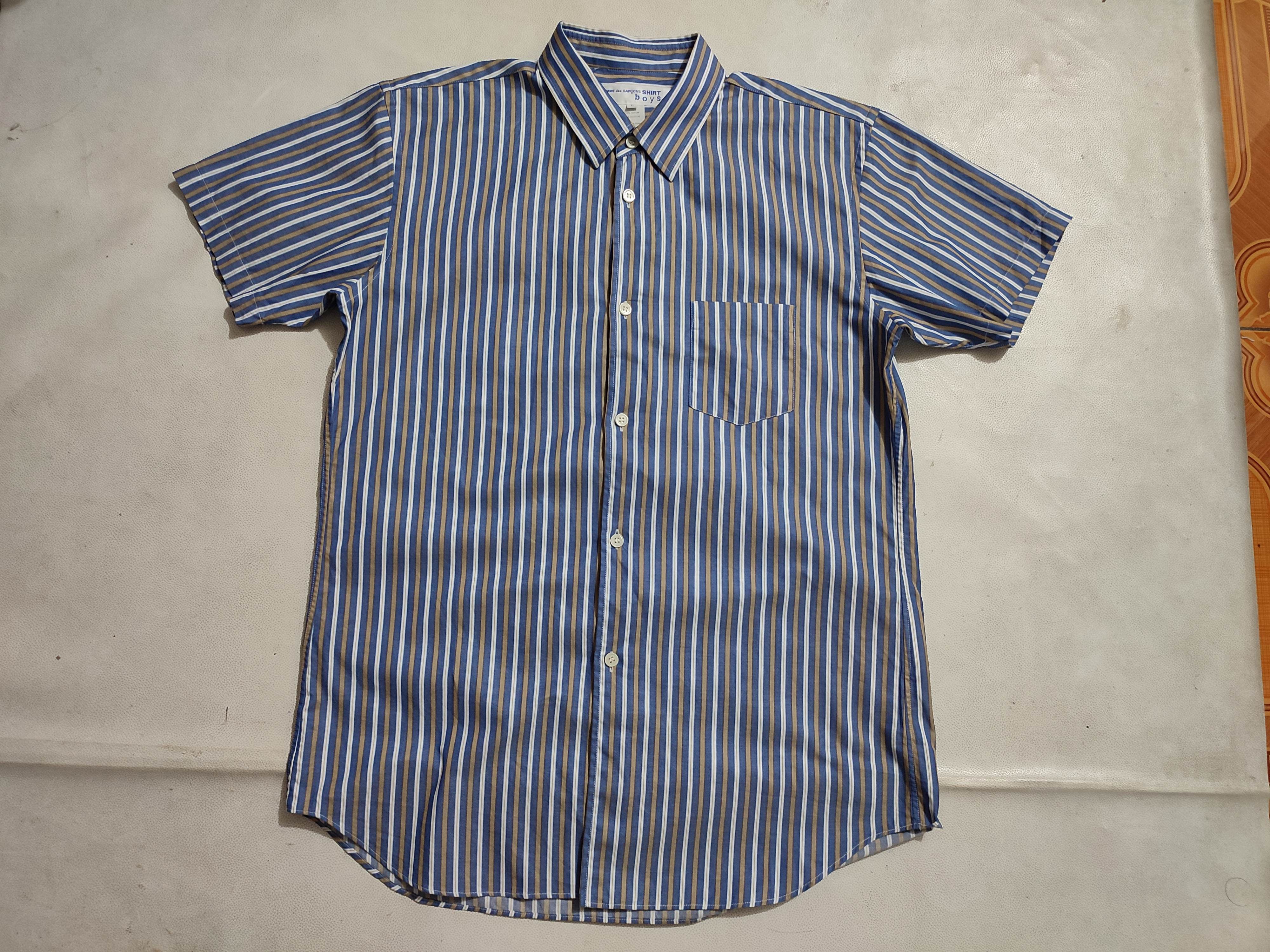 Comme des Garcons Comme Des Garcons Boys iconic Stripes Shirt Size US M / EU 48-50 / 2 - 1 Thumbnail